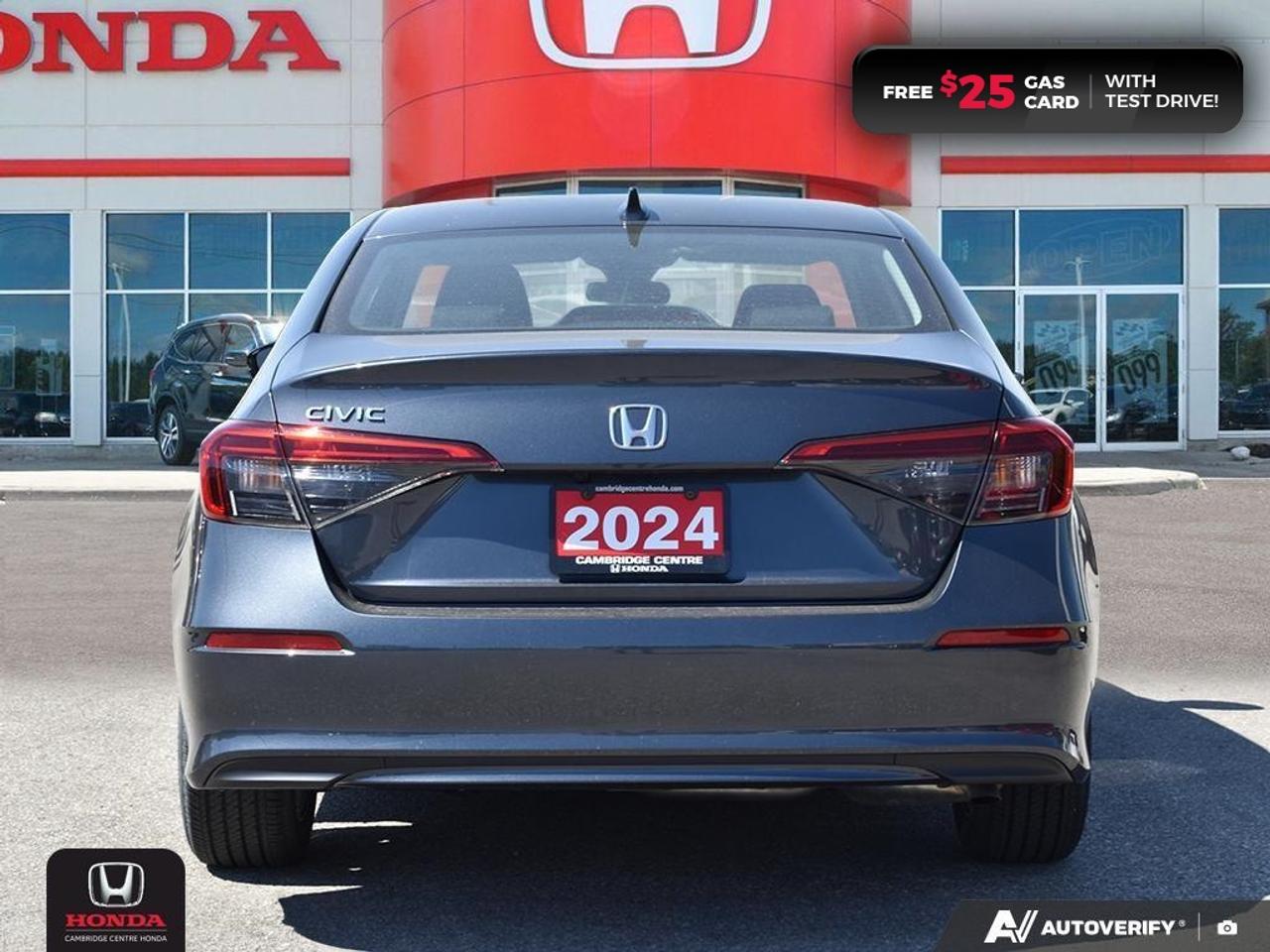 2024 Honda Civic EX POWER SUNROOF | REARVIEW CAMERA | APPLE CARPLAY™/ANDROID AUTO™ Photo4