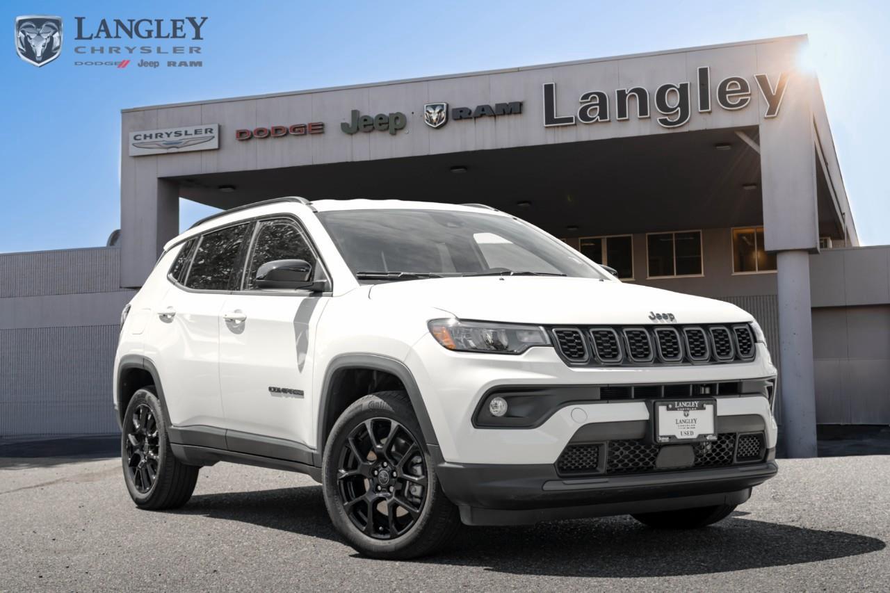 <p><strong>2025 Jeep Compass Altitude 4x4</strong></p><p>A sophisticated compact SUV that pairs bold style with reliable all-weather capability for modern urban and off-road adventures.</p><ul><li><p>Engine: 2.0L Turbo 4-cylinder (200 hp, 221 lb-ft torque)</p></li><li><p>Drivetrain: Active Drive 4x4 System</p></li><li><p>Max Towing: 2,000 lbs</p></li><li><p>Transmission: 8-speed automatic</p></li><li><p>Infotainment: Uconnect 5 with 10.1-inch touchscreen</p></li></ul><p>Come book a test drive at Langley Chrysler, conveniently located in Langley, British Columbia.</p>

<p>*All prices plus applicable taxes, applicable environmental recovery charges, documentation of $599 and full tank of fuel surcharge of $76 if a full tank is chosen. <br />Other protection items available that are not included in the above price:<br />Tire & Rim Protection and Key fob insurance starting from $599<br />Service contracts (extended warranties) for coverage up to 7 years and 200,000 kms starting from $599<br />Custom vehicle accessory packages, mudflaps and deflectors, tire and rim packages, lift kits, exhaust kits and tonneau covers, canopies and much more that can be added to your payment at time of purchase<br />Undercoating, rust modules, and full protection packages starting from $199<br />Financing Fee of $500 when applicable<br />Flexible life, disability and critical illness insurances to protect portions of or the entire length of vehicle loan</p>