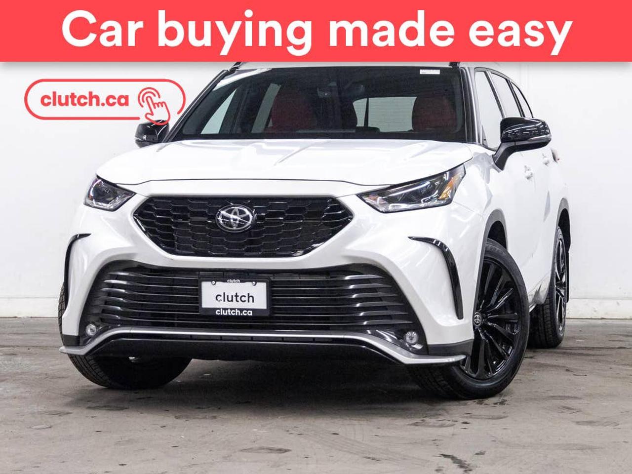 Electric Parking Brake, Brake Assist, Power Tailgate/Hatch and more!<br> <br>Clutch is the largest online used car retailer in Canada, delivering a seamless, hassle-free car-buying experience to drivers everywhere. Shop thousands of used cars online, get the right one delivered to your door, and enjoy peace of mind with our 10-Day Money-Back Guarantee. How sweet is that? To learn more, visit clutch.ca.<br> <br>The top features for this car include:<br> <br>Auto Stop/Start<br>Electric Parking Brake<br>Brake Assist<br>Power Tailgate/Hatch<br>Auto Dimming Rearview Mirror<br>Front Heated Seats<br>Power Lumbar Support<br>Folding Rear Seats<br>Manual Fold-Into-Floor Third Row Seat<br>Synthetic Leather Seats<br>Climate Control<br>Dual Zone Front Climate Control<br>Rear Climate Control<br>Speed-Sensitive Volume<br>Bluetooth Music<br>Touchscreen Display<br>Cruise Control<br>Adaptive Cruise Control<br>Integrated Garage Door Opener<br>12V Outlet<br>Hands Free Device Connectivity<br>Apple CarPlay<br>Android Auto<br>Wireless Charging<br>USB Input<br>Keyless Entry<br>Push Button Start<br>Passive Keyless Entry<br>Keyfob Remote Start<br>Rear Seat Reminder<br>Lane Departure Warning<br>Active Lane Keep Assistance<br>Blindspot Sensors<br>Forward Collision Mitigation<br>Rear Collision Warning<br>Rear Cross Traffic Alert<br>Pedestrian Detection<br>Driver Attention Alert<br>Heated Steering Wheel<br>One-Touch Windows<br>Rear Window Defroster<br>Sunroof<br>Hill Assistance<br>Automatic High Beams<br>Rear View Camera<br>Power Driver Seat<br>Power Passenger Seat<br>Ambient Lighting<br>Selectable Terrain Modes<br>App Remote Start<br> <br>Seamless home delivery - Delivery to your door in a matter of days. Available on select packages.<br> <br>Try it out for 10 days - If you do not like it, we will take it back. <br> <br>Quality assured - All cars go through our rigorous 210-point inspection and reconditioning process.<br> <br>Peace of mind - Warranty and protection plans available.<br> <br>Haggle-free - No haggling or hard sells.<br> <br>100% Transparency - Full inspection reports on every car, including high-res photography and a free Carfax report.<br> <br>Listed price is for cash purchase only and does not include taxes, Shipping Fees (if applicable), Delivery Fees (if applicable), government licensing fees.<br> <br>Previous Provincial Registrations:<br>Ontario<br> <br>Stock # 106310