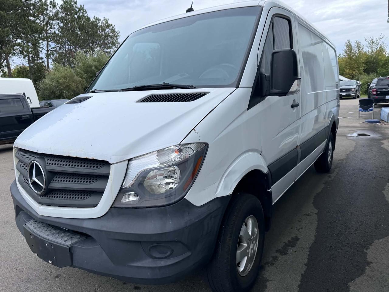 White 2017 Mercedes-Benz Sprinter Cargo Van Four-Wheel Drive Automatic