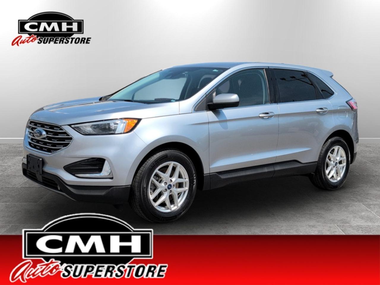<b>CO-PILOT360 ASSIST+ !! COLD WEATHER PACKAGE !! REAR CAMERA, LANE ASSIST, BLIND SPOT MONITORING, ADAPTIVE CRUISE CONTROL, APPLE CARPLAY, ANDROID AUTO, POWER SEATS, HEATED SEATS, HEATED STEERING WHEEL, DUAL CLIMATE, POWER GAME, REMOTE START, 18-IN ALLOYS</b><br>  <br>CMH certifies that all vehicles meet DOUBLE the Ministry standards for Brakes and Tires. The advertised price is the promotional financing price. For all other methods of payment, the selling price is $500 higher.<br><br> <br>This 2022 Ford Edge is for sale today.<br> <br>With meticulous attention to detail and amazing style, the Ford Edge seamlessly integrates power, performance and handling with awesome technology to help you multitask your way through the challenges that life throws your way. Made for an active lifestyle and spontaneous getaways, the Ford Edge is as rough and tumble as you are. Push the boundaries and stay connected to the road with this sweet ride!<br> <br>This SUV has 134,622 km. Its Iconic Silver Metallic in colour and is major accident free based on the <a href=https://vhr.carfax.ca/?id=d5EfaQDFfvMiTqemEevneOLMrRpEe6eK target=_blank>CARFAX Report</a>. It has an Automatic transmission and is powered by a 250HP 2.0L 4 Cylinder Engine. <br> <br> Our Edges trim level is SEL. This Edge SEL comes with an impressive list of features including a power rear liftgate, power heated front seats, FordPass Connect with a 4G LTE hotspot, a touchscreen featuring SYNC 4 with enhanced voice recognition, wireless Apple CarPlay and Android Auto, a leather wrapped steering wheel with audio and cruise controls, dual zone automatic climate control and remote keyless entry. For added safety and convenience, you will also get Ford Co-Pilot360 with blind spot assist, lane keep assist, automatic emergency braking, lane departure warning, a proximity key for push button start, rear parking sensors, front fog lights, a remote start and a rear view camera with rear parking sensors.<br> To view the original window sticker for this vehicle view this <a href=http://www.windowsticker.forddirect.com/windowsticker.pdf?vin=2FMPK4J99NBA61362 target=_blank>http://www.windowsticker.forddirect.com/windowsticker.pdf?vin=2FMPK4J99NBA61362</a>. <br/><br> <br>To apply right now for financing use this link: <a href=https://www.cmhniagara.com/financing/ target=_blank>https://www.cmhniagara.com/financing/</a><br> <br/><br>**PLEASE NOTE:** The functionality and condition of any accessories and aftermarket parts are not guaranteed by CMH Auto Superstore. Examples of such items include, but are not limited to: tonneau covers, radios, cameras, remote starts, vent visors, roof racks, winches, light bars, headlights/tail lights, center caps, running boards, etc. If an aftermarket part is safety-related and found to be defective, it will be replaced by a factory option.<br><b>**CMH Auto Superstore reserves the right to choose to repair, modify, or replace all aftermarket parts (example  headlights) or accessories at its sole discretion.**</b><br><br>Trade-ins are welcome! Financing available OAC ! Price INCLUDES a valid safety certificate! Price INCLUDES a 60-day limited warranty on all vehicles except classic or vintage cars. CMH is a Full Disclosure dealer with no hidden fees. We are a family-owned and operated business for over 30 years! o~o