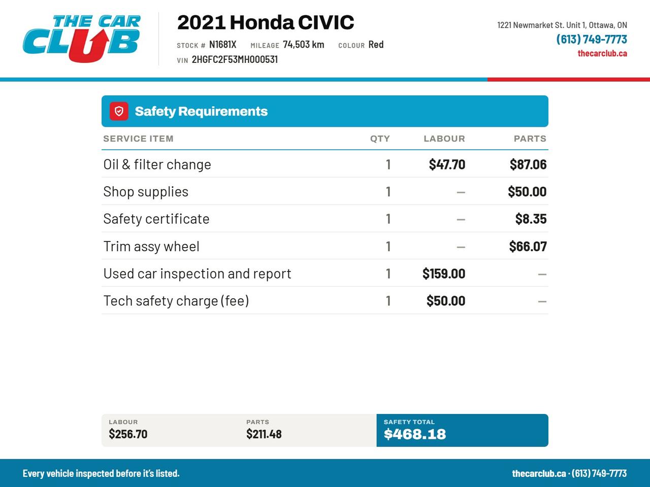 2021 Honda Civic SEDAN LX Photo