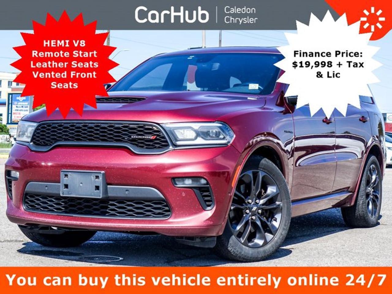 2021 Dodge Durango R/T 5.7L HEMI v8 Blacktop Package 7 Seater Sunroof Blind Spot 20"Alloy Rims Photo