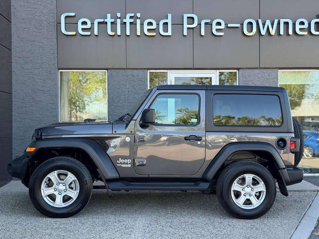 Used 2021 Jeep Wrangler Sport S w/ 4X4 / AUTOMATIC / HARTOP for sale in Calgary, AB