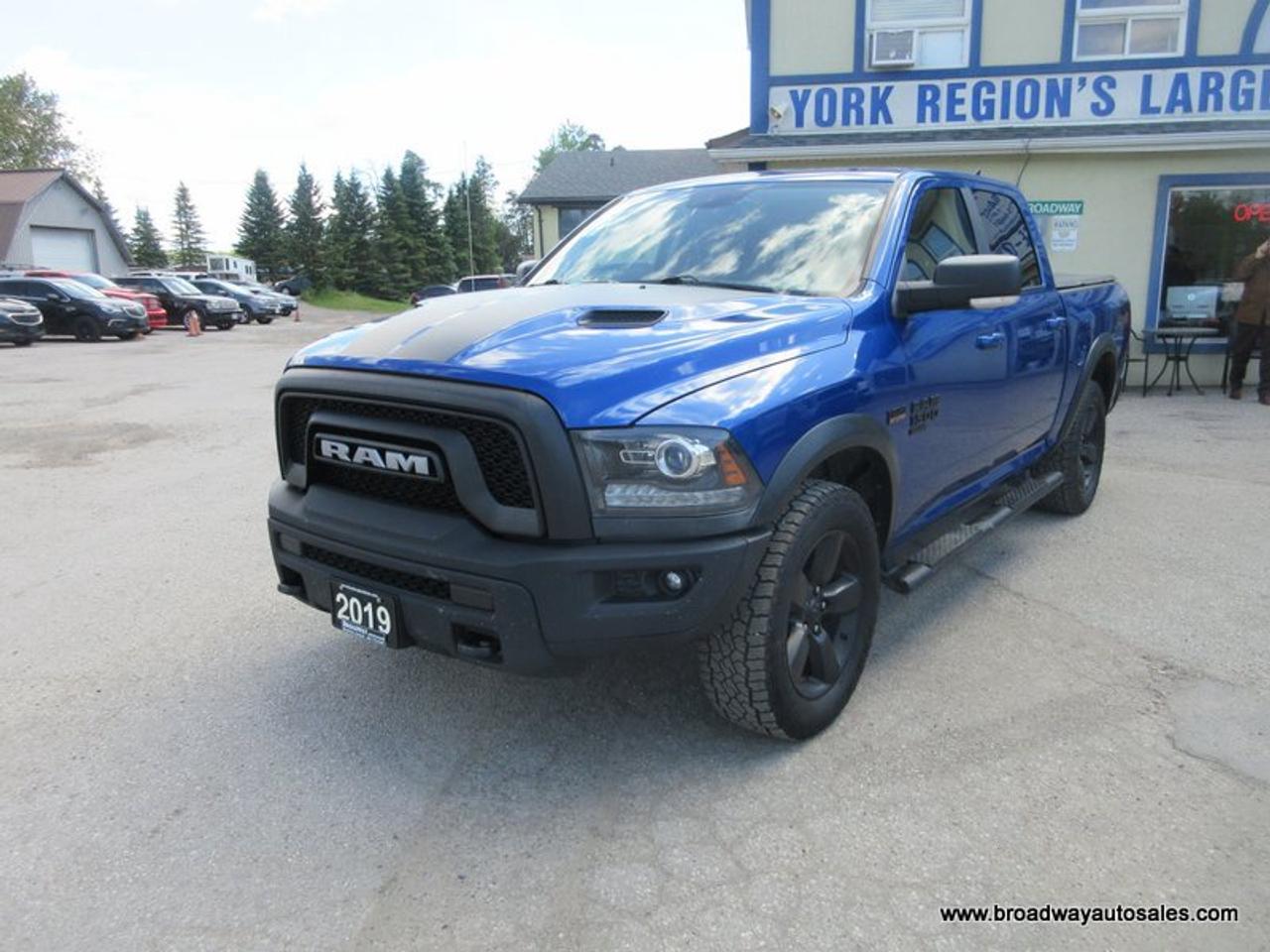2019 RAM 1500 POWER EQUIPPED TRADESMEN-CLASSIC-MODEL 5 PASSENGER 5.7L - V8.. 4X4.. CREW-CAB.. SHORTY.. NAVIGATION.. HEATED SEATS & WHEEL.. BACK-UP CAMERA.. Photo2