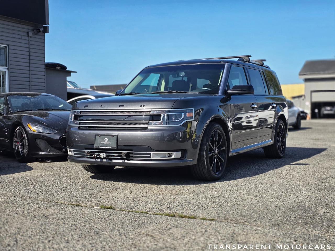 Transparent Motorcars is pleased to offer this beautiful magnetic metallic 2019 Ford Flex Limited AWD With 63,316kms. It Features 365 Horsepower 3.5L V6 Ecoboost Engine Paired With 6-Speed Shiftable Automatic Transmission Layered With All-Wheel-Drive System, 7 Seats, Equipment Group 303A Package, Active Park Assist, Adaptive Cruise Control With Collision Warning, Heated Steering Wheel, 20 Aluminum Wheels, Power Steering Wheel, Power Fold 3rd Row Seat, 10-Way Power Heated/Cooled Seats, Black Roof, Flex Premium Sound System, Blind Spot Monitoring, Tri-Zone Climate Control, Keyless Start/Entry, Apple CarPlay, Power Liftgate, Navigation, Ambient Lighting And Much More! <br/> <br/> <br/> Stock# G000300F Dealer # 50276 <br/> <br/> <br/> $995 Documentation Fee <br/> <br/> <br/> 3 Month Warranty Will Be Provided <br/> <br/> <br/> This vehicle has undergone a comprehensive 110-point inspection at our state-of-the-art service facility, covering: Powertrain, Suspension, Tire Tread Depth ,Brake Condition ,All Electrical Components <br/> <br/> <br/> *Each vehicle comes with a limited warranty for your peace of mind. <br/> <br/> <br/> *Free, full CARFAX Vehicle History Report available upon request. <br/> <br/> <br/> *We are a 5-star rated Google dealership, trusted by our customers. <br/> <br/> <br/> *Thousands of satisfied customers  we invite you to join our automotive family! <br/> <br/> <br/> *Complimentary pick-up service from the airport, ferry terminal, or SkyTrain station is available. <br/> <br/> <br/> *For details on our refund and buyback policy, please contact our team directly. <br/> <br/> <br/> At our dealership, we pride ourselves on building lasting relationships with our customers. Were not just a one-time dealer  we are committed to being your trusted partner for all your vehicle needs, now and in the future. From your initial purchase to ongoing service, we aim to exceed expectations every step of the way. <br/>