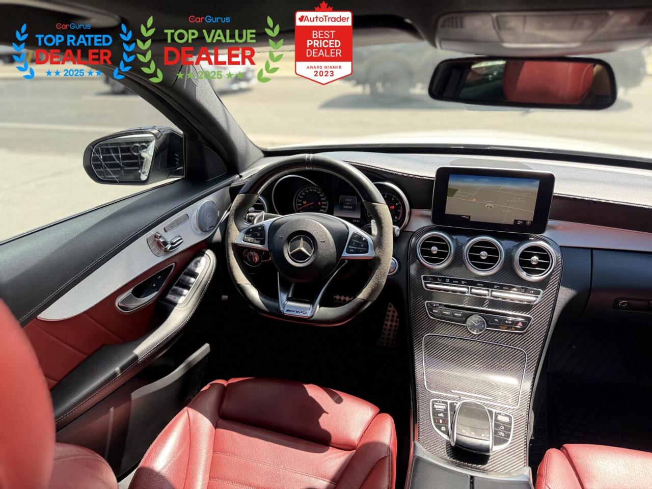 2016 Mercedes-Benz C-Class 450 //AMG | CARBON FIBER PKG | RED LEATHER | Photo