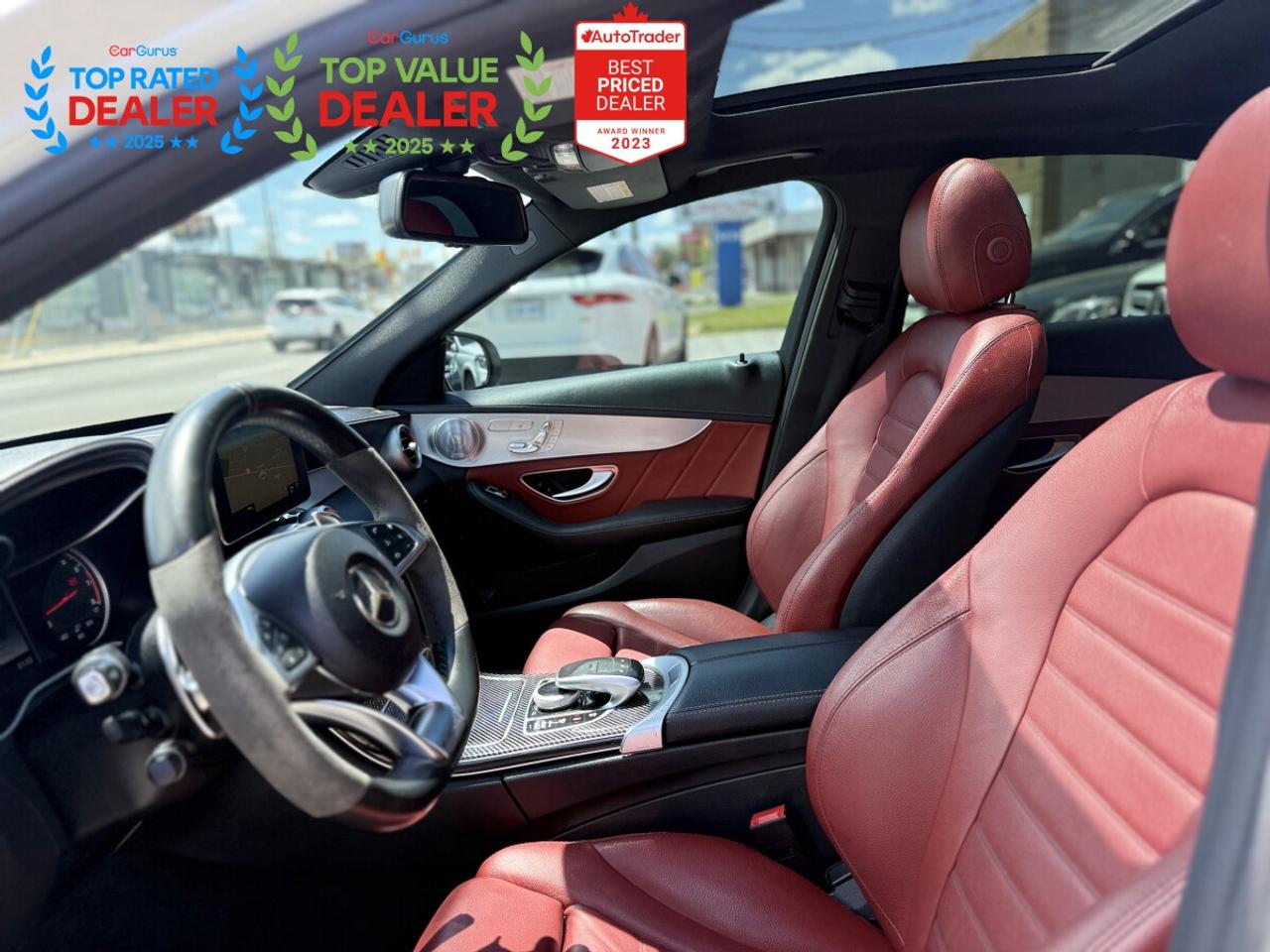 2016 Mercedes-Benz C-Class 450 //AMG | CARBON FIBER PKG | RED LEATHER | Photo