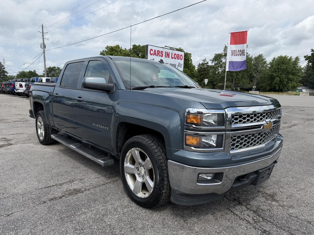 <p>2014 CHEVROLET SILVERADO LT!</p><p>Safety inspection included in the full asking price // Carfax available // One owner // No accidents!</p><p>This 2014 Chevrolet Silverado includes premium features such as a comfortable cloth interior, power windows and locks, remote keyless entry, cruise control, Bluetooth connectivity, a touchscreen infotainment system, steering wheel-mounted audio controls, and alloy wheels. The roomy cabin provides plenty of space for passengers while maintaining the rugged capability Silverado is known for.</p><p data-start=139 data-end=305><strong>CARS IN LOBO LTD.&nbsp; &ndash; Your trusted pre-owned vehicle destination!</strong></p><p>&nbsp;</p><p data-start=139 data-end=305><strong>Located at 6355 Egremont Dr, Komoka, ON N0L 1R0 &mdash; just 7 km west of Hyde Park Rd. Heading west on Fanshawe Park Rd as it becomes Egremont Dr, you&rsquo;ll find us at the traffic lights on the corner of Egremont Dr & Narin Rd in Middlesex county township of Lobo.&nbsp;</strong></p><p>&nbsp;</p><p data-start=139 data-end=305><strong>Serving London, Ontario/Middlesex County for over 10 years. A registered member of the UCDA (Used Car Dealers Association of Ontario) and fully licensed with OMVIC (Ontario Motor Vehicle Industry Council).</strong></p><p>&nbsp;</p><hr><p>&nbsp;</p><p data-start=139 data-end=305><strong><span style=font-size: 14pt;>CARS IN LOBO LTD. (Buy - Sell - Trade - Finance)&nbsp; </span><span style=font-size: 14pt;>Office#&nbsp; 519 666 2800 </span><span style=font-size: 14pt;>TEXT# 519 630 6660</span></strong></p><p>&nbsp;</p><hr><p>&nbsp;</p><p data-start=312 data-end=770><strong>- /Quality, locally sourced pre-owned vehicles at a competitive price<br>- /Safety certification Inspection included at the Full Asking Price! (unless listed otherwise)</strong><br><strong>- /We take all trade ins at a competitive & fair value&nbsp;</strong><br><strong>- /We buy cars outright with no purchase&nbsp;necessary</strong><br data-start=352 data-end=355><strong>- /CARFAX reports available on all cars</strong><br data-start=462 data-end=465><strong>- /Extended warranty options available</strong><br data-start=590 data-end=593><strong>- /Financing options available</strong><br data-start=642 data-end=645><strong>- /We register & plate your vehicle for you (Licensing Extra)</strong><br data-start=714 data-end=717><strong>- /No hidden fees. No pressure. Easy going team that is here to help.&nbsp;</strong></p><p>&nbsp;</p><p data-start=777 data-end=908><strong>Message us anytime or feel free to drop by! We are here to help make your next vehicle purchase simple and stress-free. -> OPEN 6 DAYS WEEK MONDAY - SATURDAY&nbsp;</strong></p><p>&nbsp;</p><p data-start=777 data-end=908>&nbsp;</p>