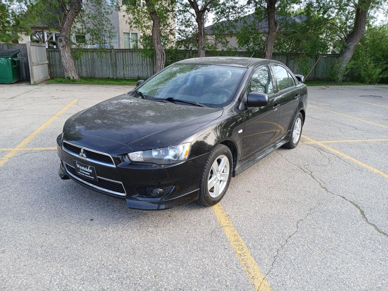 <p>Low Kilometer Sporty Economical 2013 Mitsubishi Lancer, Midnight Black with graphite Interior, heated seats and <span style=mso-spacerun: yes;>&nbsp;</span>Ice Cold air, Power Sunroof, Cruise Control, Power windows & locks, alloy wheels, Only 103,000 km&rsquo;s,Just safetied and serviced. &nbsp; No major collisions and great service history, Carfax is available on our website. Very Economical to Own & Operate. &nbsp; Priced Right at Only $10,950. <a name=_Hlk200976148></a>plus taxes. Call today to set up an appointment to view and test drive. Westside Sales Ltd.<span style=mso-spacerun: yes;>&nbsp; </span>1461 Waverley Street 204 488 3793. All vehicles safety certified and serviced,. Buy with confidence, We are one of the most established used car dealerships in Winnipeg. Come check us out... theres a reason we have been around since 1985 at the same location.<span style=mso-spacerun: yes;>&nbsp;&nbsp;&nbsp; </span>See our other great deals at WWW.Westsidesales.CA Apply for financing on our website.<span style=mso-spacerun: yes;>&nbsp; </span>Check us out on facebook and instagram @westsidesale<span style=mso-spacerun: yes;>&nbsp;&nbsp; </span>DP#9491 Stk# 11267.0</p>