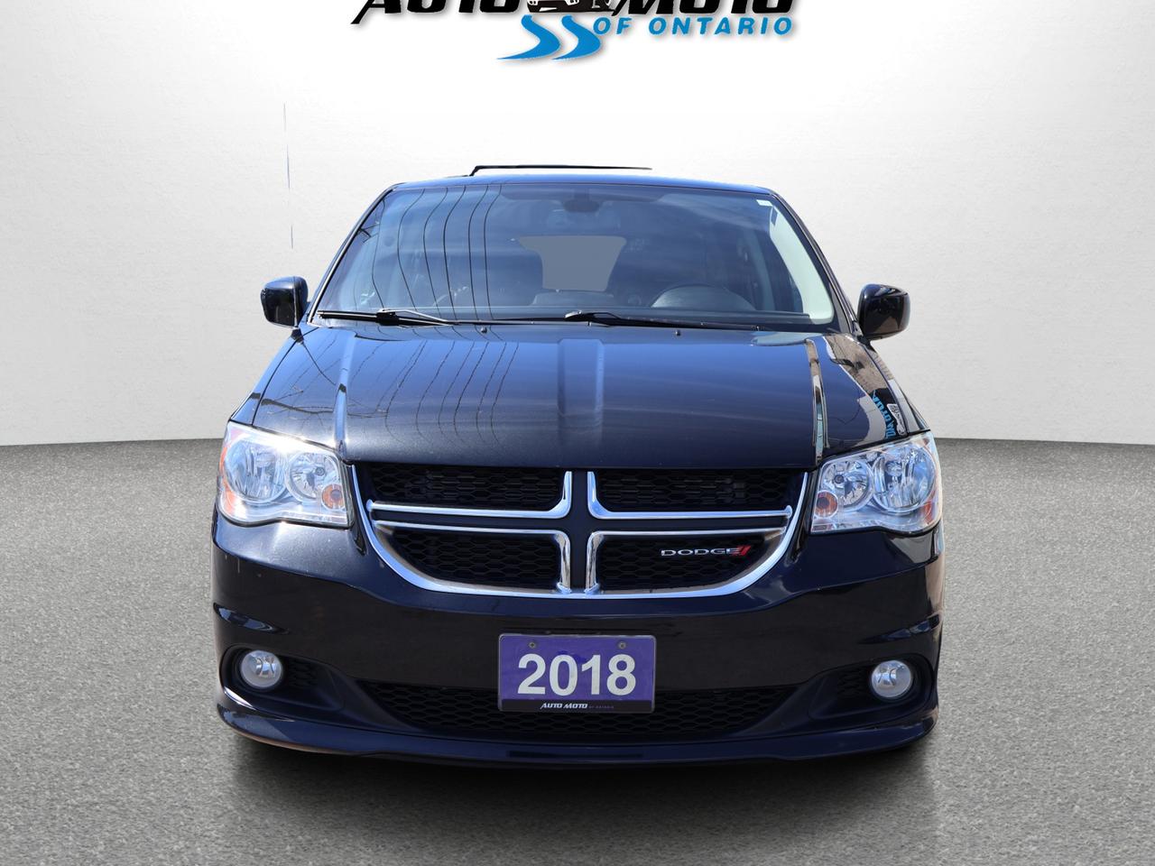 2018 Dodge Grand Caravan CREW PLUS CERTIFIED *SERVICE RECORDS* CAMERA NAV BLUETOOTH DVD LEATHER HEATED SEATS CRUISE ALLOYS Photo