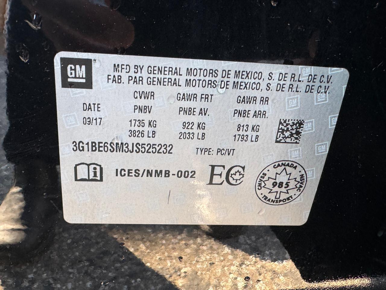 2018 Chevrolet Cruze LT+LOW KMS+Service Records+CLEAN CARFAX Photo