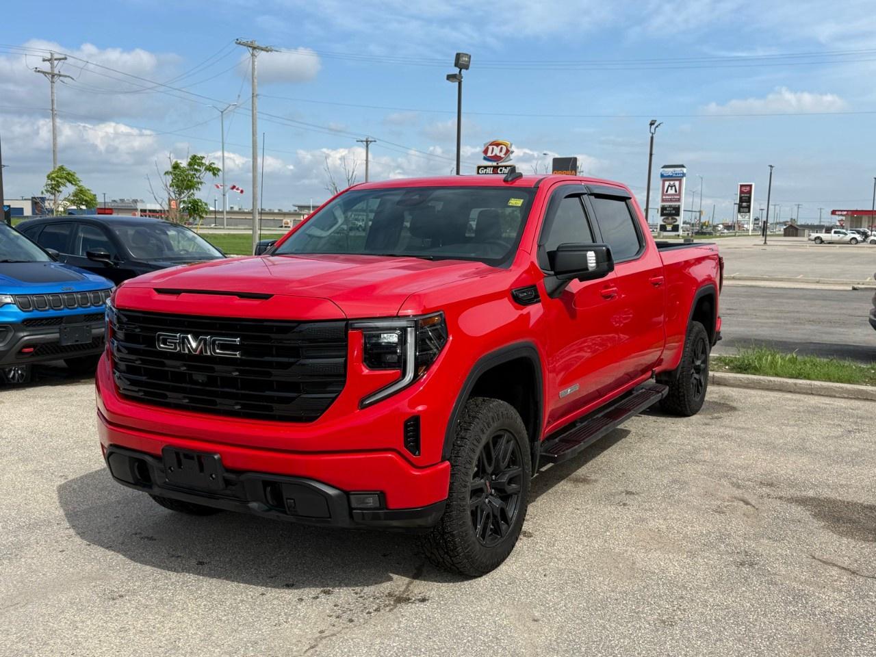 This 2023 GMC Sierra Elevation Crew Cab 4x4 pairs commanding capability with the versatile utility of a standard 6.5-foot box, powered by a muscular 355-horsepower 5.3L EcoTec3 V8 engine and a 10-speed automatic transmission. The upscale cabin maximizes family and passenger comfort with an upgraded leather interior, a power sunroof, and an expansive 13.4-inch touchscreen infotainment display featuring built-in Google connectivity. Come by Highway Mazda today!