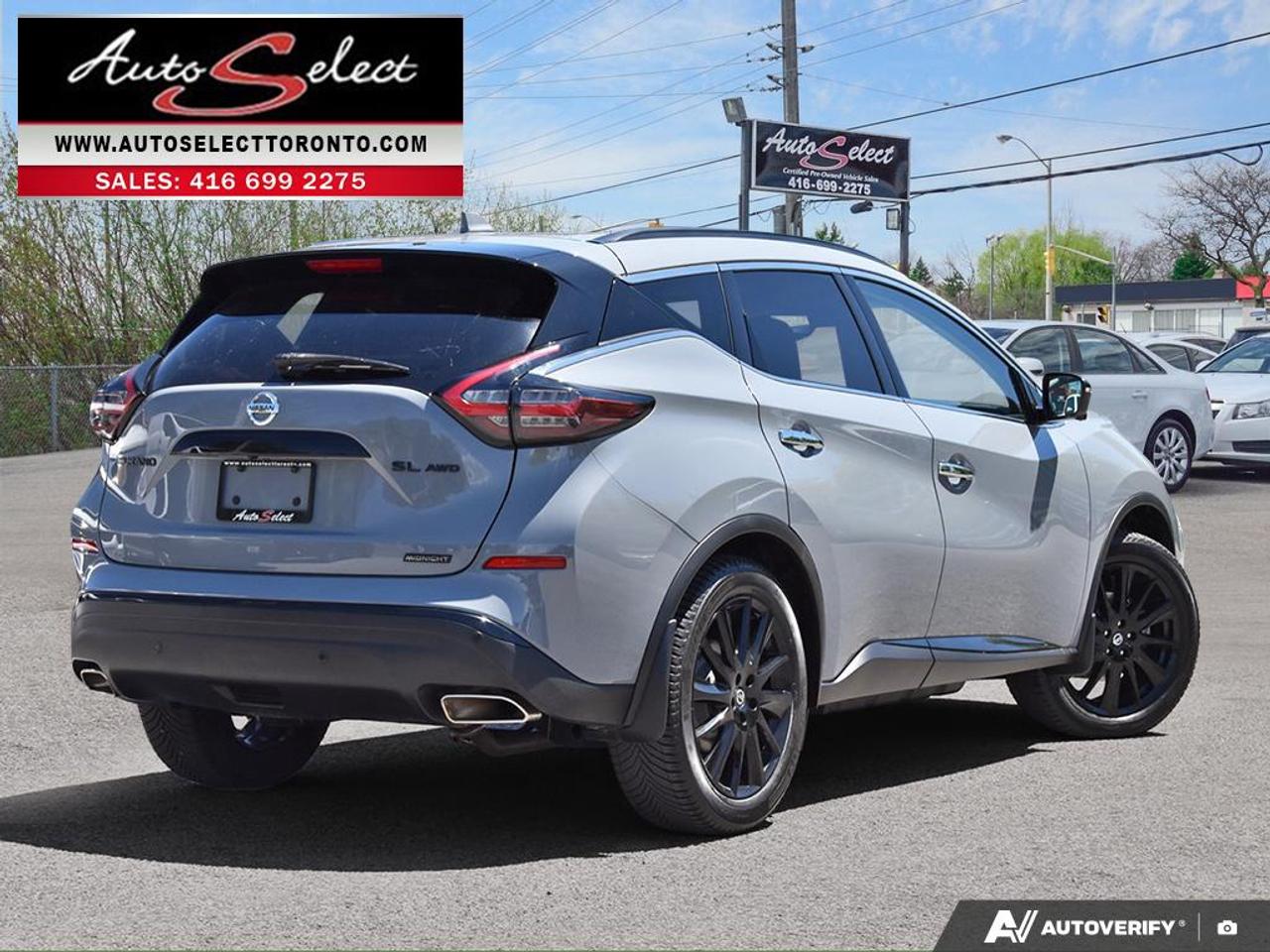2021 Nissan Murano Midnight Edition AWD - Apple Carplay - Tech Pkg - Clean Carfax Photo3