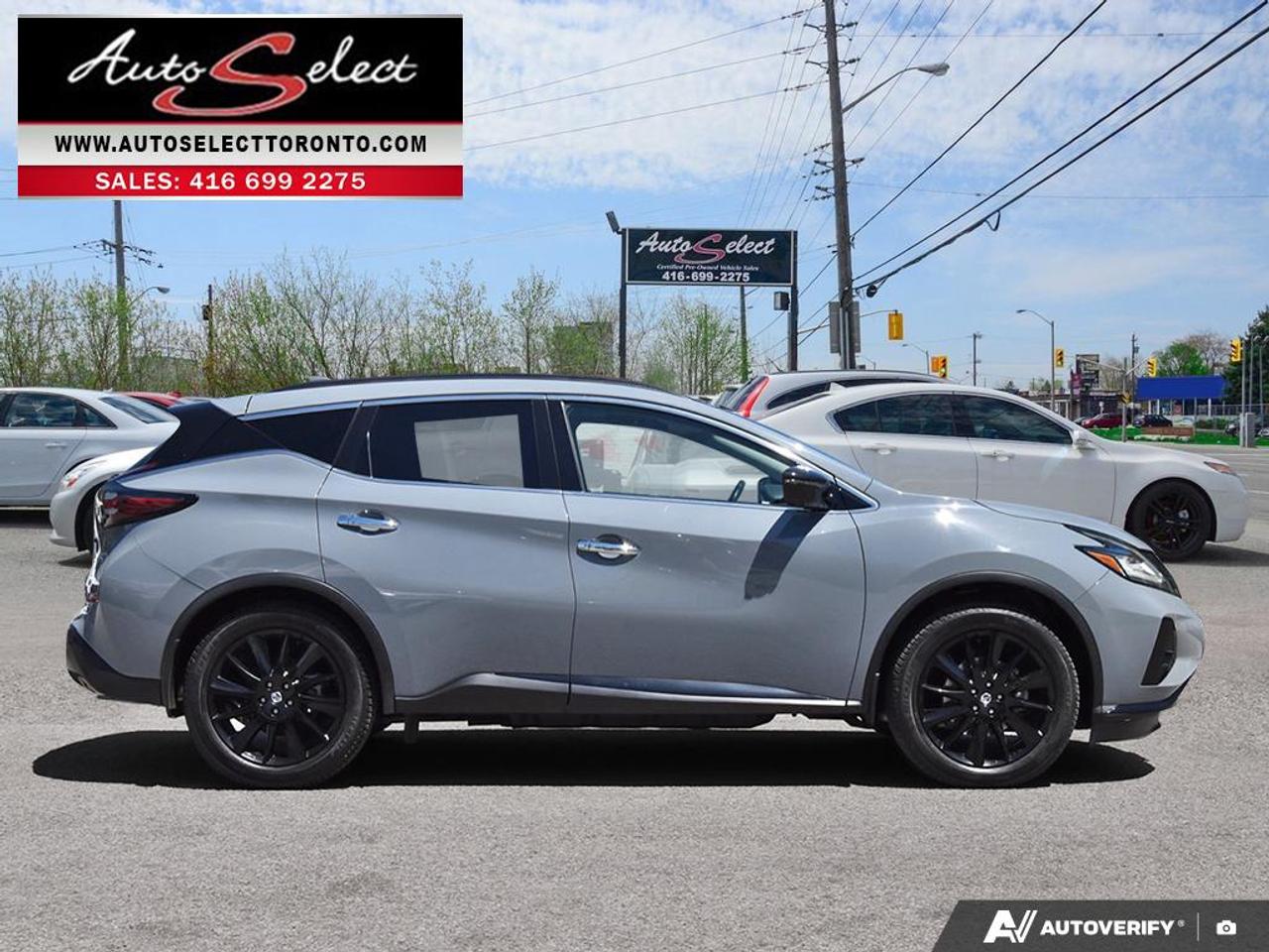 2021 Nissan Murano Midnight Edition AWD - Apple Carplay - Tech Pkg - Clean Carfax Photo2