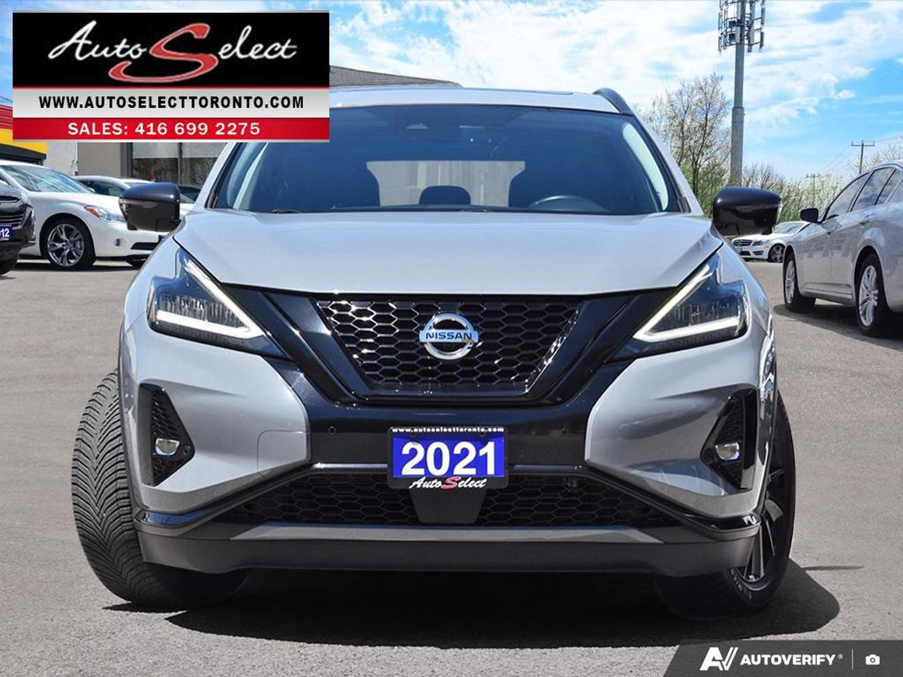 2021 Nissan Murano Midnight Edition AWD - Apple Carplay - Tech Pkg - Clean Carfax Photo