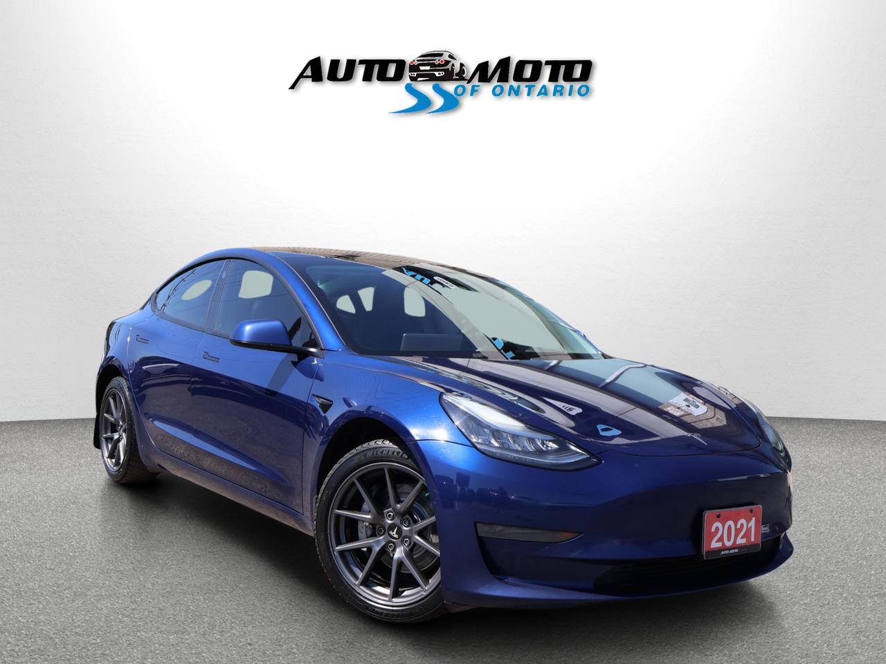 2021 Tesla Model 3 SR PLUS RWD CERTIFIED *2nd WINETR* CAMERA NAV BLUETOOTH LEATHER HEATED SEATS PANO ROOF CRUISE ALLOYS Photo0