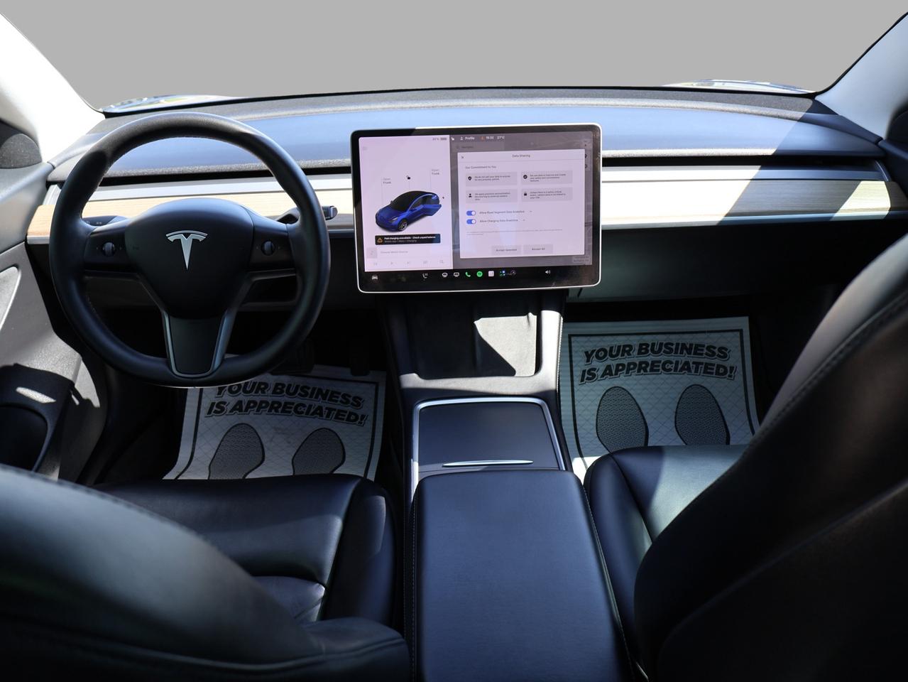 2021 Tesla Model 3 SR PLUS RWD CERTIFIED *2nd WINETR* CAMERA NAV BLUETOOTH LEATHER HEATED SEATS PANO ROOF CRUISE ALLOYS Photo