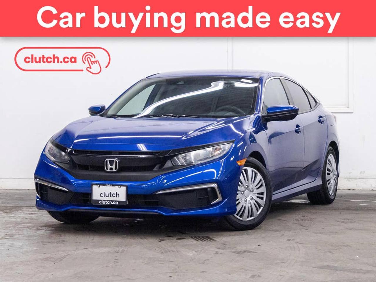 Brake Assist, Front Heated Seats, Folding Rear Seats and more!<br> <br>Clutch is the largest online used car retailer in Canada, delivering a seamless, hassle-free car-buying experience to drivers everywhere. Shop thousands of used cars online, get the right one delivered to your door, and enjoy peace of mind with our 10-Day Money-Back Guarantee. How sweet is that? To learn more, visit clutch.ca.<br> <br>The top features for this car include:<br> <br>Electric Parking Brake<br>Brake Assist<br>Front Heated Seats<br>Folding Rear Seats<br>Climate Control<br>Speed-Sensitive Volume<br>Bluetooth Music<br>Touchscreen Display<br>Cruise Control<br>Adaptive Cruise Control<br>12V Outlet<br>Hands Free Device Connectivity<br>Apple CarPlay<br>Android Auto<br>USB Input<br>Keyless Entry<br>Lane Departure Warning<br>Active Lane Keep Assistance<br>Forward Collision Mitigation<br>Pedestrian Detection<br>One-Touch Windows<br>Rear Window Defroster<br>Hill Assistance<br>Automatic High Beams<br>Rear View Camera<br>AM/FM Stereo<br> <br>Seamless home delivery - Delivery to your door in a matter of days. Available on select packages.<br> <br>Try it out for 10 days - If you do not like it, we will take it back. <br> <br>Quality assured - All cars go through our rigorous 210-point inspection and reconditioning process.<br> <br>Peace of mind - Warranty and protection plans available.<br> <br>Haggle-free - No haggling or hard sells.<br> <br>100% Transparency - Full inspection reports on every car, including high-res photography and a free Carfax report.<br> <br>Listed price is for cash purchase only and does not include taxes, Shipping Fees (if applicable), Delivery Fees (if applicable), government licensing fees.<br> <br>Previous Provincial Registrations:<br>Ontario<br> <br>Stock # 106617
