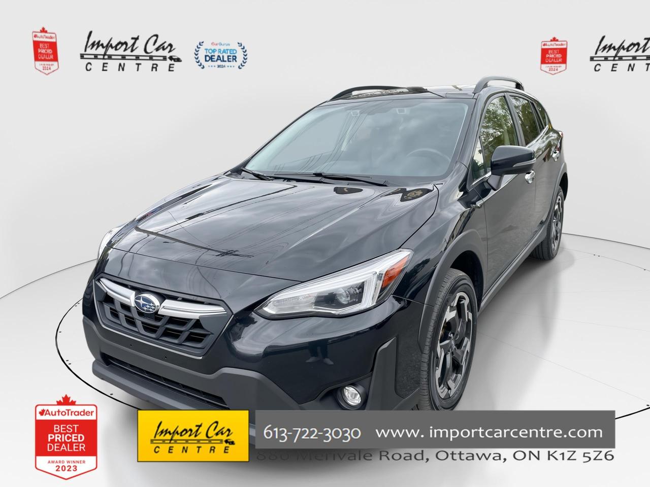 Used 2023 Subaru XV Crosstrek Limited LIMITED, ONLY 51KKMS, LEATHER, ROOF, HARMO for sale in Ottawa, ON