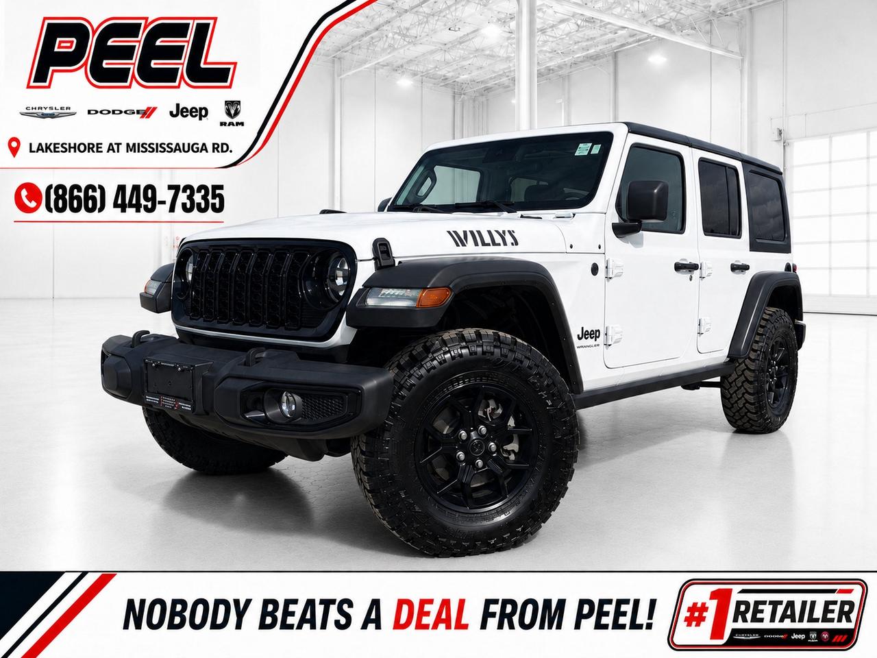 2024 Jeep Wrangler Willys 4Dr V6 | DualTop | Alpine | BlindSpot | 4X4 Photo
