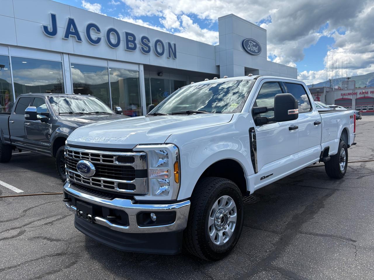 <p>Diesel power, 4WD, and extendable trailer mirrors make this F-350 ready among the heavy-duty trucks buyers want. Top features include the 6.7L Power Stroke V8 diesel, the FX4 off-road package with premium off-road shocks and hill descent control, the TorqShift 10-speed automatic with selectable drive modes, an electronic-locking 3.55 axle, dual AGM batteries with 410-amp dual alternators, an engine block heater, a tailgate step with lift assist, and FordPass Connect 5G hotspot. The FX4 package and locking axle add confidence on rough job sites, while the tailgate step and extendable mirrors make daily hitching and loading easier. Its ready for heavy towing and hauling, whether thats construction equipment during the week or a fifth-wheel on weekends. Come in today for a test drive.</p>
