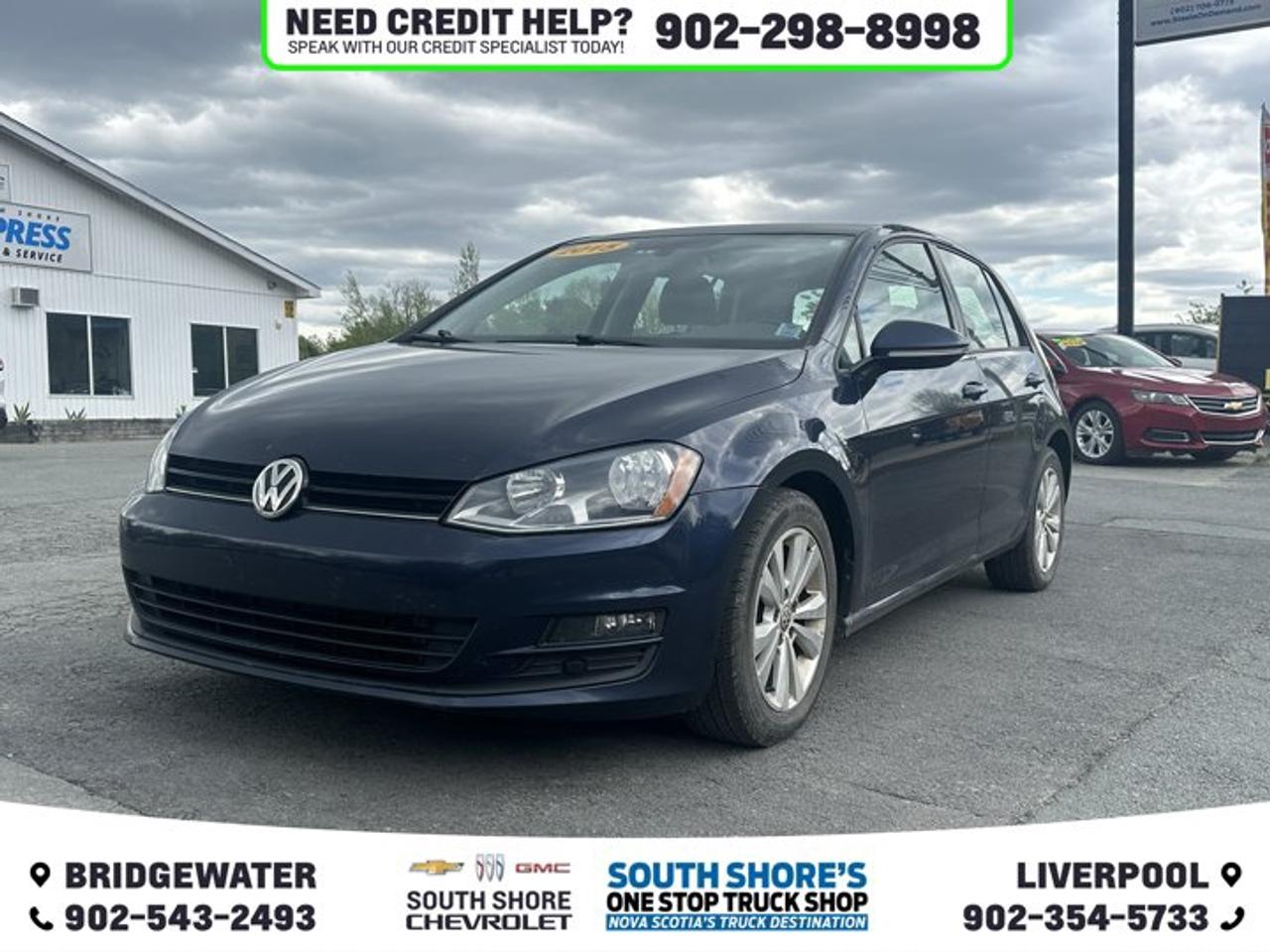 Awards: * NACTOY 2015 North American Car of the Year * 2015 KBB.com Best Buy Awards Finalist * 2015 KBB.com 10 Coolest New Cars Under $18,000 * 2015 KBB.com Our 10 Favorite New-for-2015 Cars Recent Arrival! Blue 2015 Volkswagen Golf TDI Highline FWD 6-Speed Manual 2.0L I4 TDI Diesel Turbocharged DOHC 16V ULEV II 150hp Clean Car Fax, Leather, 8 Speakers, ABS brakes, Air Conditioning, Alloy wheels, Automatic temperature control, Block heater, Brake assist, Bumpers: body-colour, Compass, Driver door bin, Dual front side impact airbags, Electronic Stability Control, Exterior Parking Camera Rear, Front anti-roll bar, Front dual zone A/C, Front fog lights, Front reading lights, Front wheel independent suspension, Fully automatic headlights, Heatable Front Sport Seats, Heated door mirrors, Heated front seats, Illuminated entry, Outside temperature display, Overhead console, Power moonroof, Power passenger seat, Power steering, Power windows, Radio data system, Rear window defroster, Rear window wiper, Remote keyless entry, Security system, Speed control, Steering wheel mounted audio controls, Tachometer, Tilt steering wheel, Trip computer, Turn signal indicator mirrors, Variably intermittent wipers.