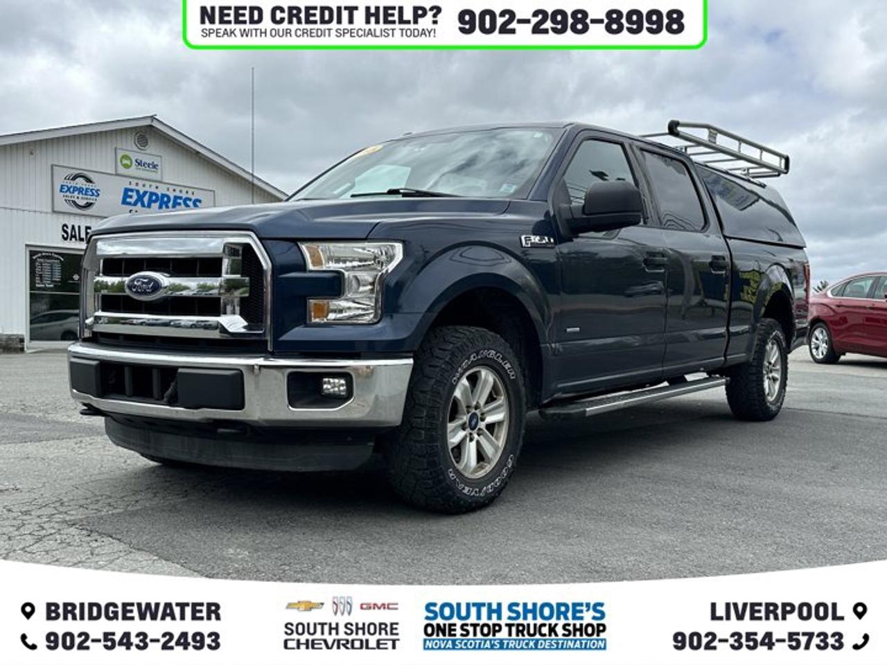 Awards: * 2015 KBB.com Brand Image Awards * Green Car Journal 2015 Green Car Technology Award * NACTOY 2015 North American Truck of the Year Based on 2017 EPA mileage ratings. Use for comparison purposes only. Your mileage will vary depending on how you drive and maintain your vehicle, driving conditions and other factors. Recent Arrival! Blue 2015 Ford F-150 XLT For Sale, Bridgewater 4WD 6-Speed Automatic Electronic 3.5L V6 Clean Car Fax, 4WD, 7 Speakers, ABS brakes, Air Conditioning, Alloy wheels, Block heater, Brake assist, Bumpers: chrome, CD player, Compass, Delay-off headlights, Driver vanity mirror, Dual front side impact airbags, Electronic Stability Control, Front anti-roll bar, Front fog lights, Front reading lights, Front wheel independent suspension, Fully automatic headlights, Illuminated entry, Low tire pressure warning, Outside temperature display, Power door mirrors, Power steering, Power windows, Radio data system, Security system, Speed control, Speed-sensing steering, Split folding rear seat, Steering wheel mounted audio controls, Tachometer, Telescoping steering wheel, Variably intermittent wipers.