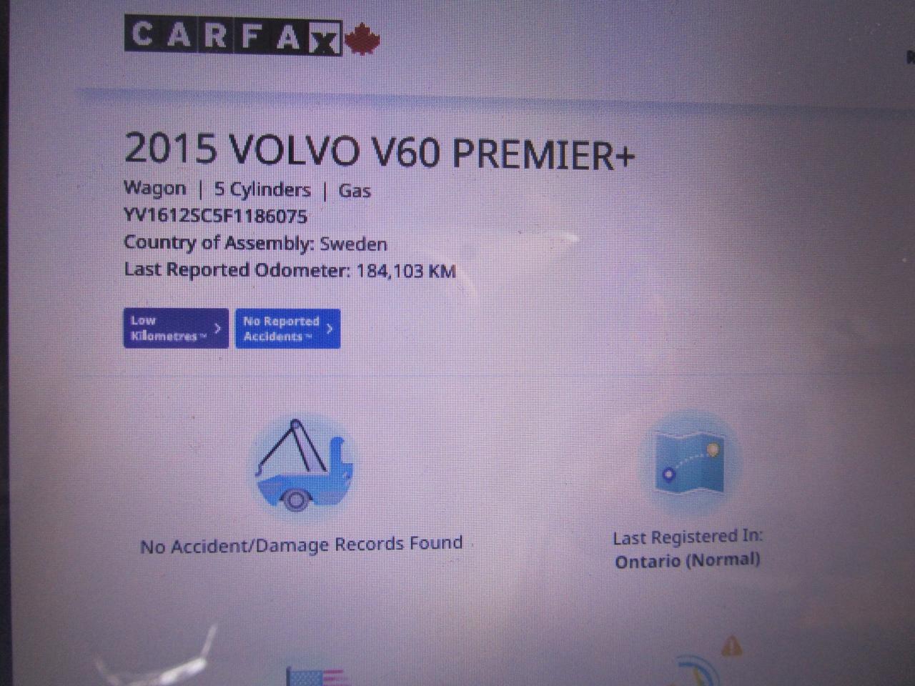 2015 Volvo V60 4dr Wgn T5 Premier Plus AWD Photo