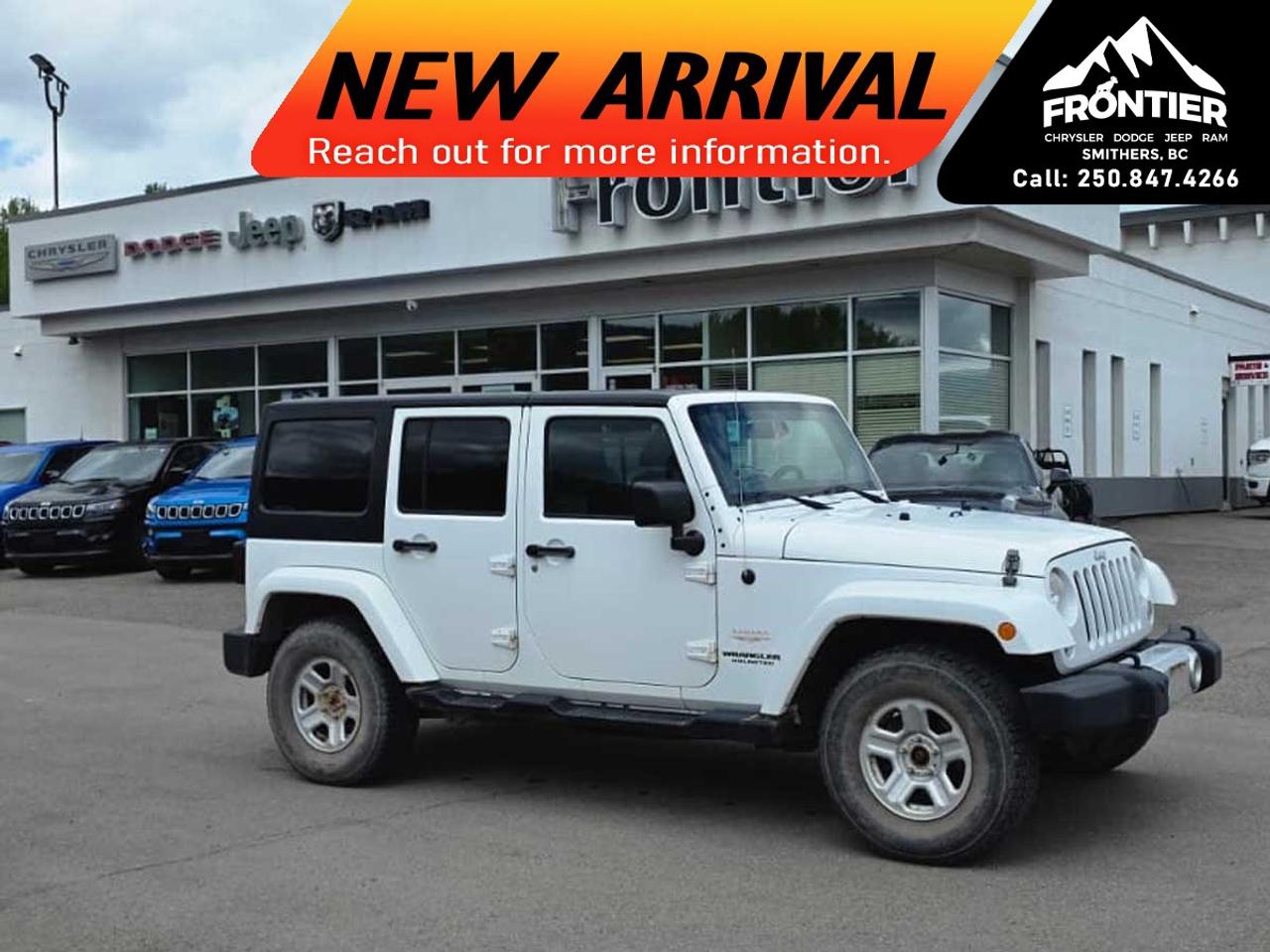 Used 2014 Jeep Wrangler UNLIMITED 4WD 4DR SAHARA for sale in Smithers, BC