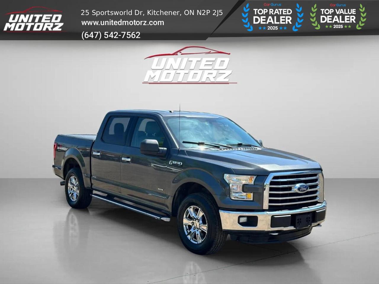 2016 Ford F-150 XLT 4WD SUPER CREW 145" w/XTR Pckg ~ CERTIFIED~ NO Photo3