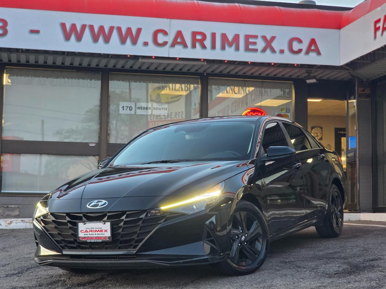Great Condition Low Mileage Hyundai Elantra Preferred Tech! Equipped with Sunroof, Navigation, Back up Camera, Blind Spot Monitoring, Heated Seats, Heated Steering, Dual Zone Climate Control, Apple Car Play, Android Auto, Bluetooth, Cruise Control, Power Group, Alloy Wheels