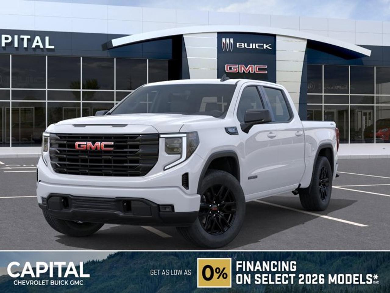 This GMC Sierra 1500 boasts a Gas V8 5.3L/325 engine powering this Automatic transmission. ENGINE, 5.3L ECOTEC3 V8 (355 hp [265 kW] @ 5600 rpm, 383 lb-ft of torque [518 Nm] @ 4100 rpm); featuring Dynamic Fuel Management, Wireless, Apple CarPlay / Wireless Android Auto, Windows, power rear, express down.*This GMC Sierra 1500 Comes Equipped with These Options *Windows, power front, drivers express up/down, Window, power front, passenger express down, Wi-Fi Hotspot capable (Terms and limitations apply. See onstar.ca or dealer for details.), Wheels, 20 x 9 (50.8 cm x 22.9 cm) 6-spoke High gloss Black painted aluminum, Wheel, 17 x 8 (43.2 cm x 20.3 cm) full-size, steel spare, USB Ports, 2, Charge/Data ports located on instrument panel, USB ports, (2) charge-only, rear, Transmission, 8-speed automatic, (Column shifter) electronically controlled with overdrive and tow/haul mode. Includes Cruise Grade Braking and Powertrain Grade Braking (Standard and only available with (L3B) 2.7L TurboMax engine.), Transfer case, single speed, electronic Autotrac with push button control (4WD models only), Trailer brake controller, integrated.* Visit Us Today *Test drive this must-see, must-drive, must-own beauty today at Capital Chevrolet Buick GMC Inc., 13103 Lake Fraser Drive SE, Calgary, AB T2J 3H5.
