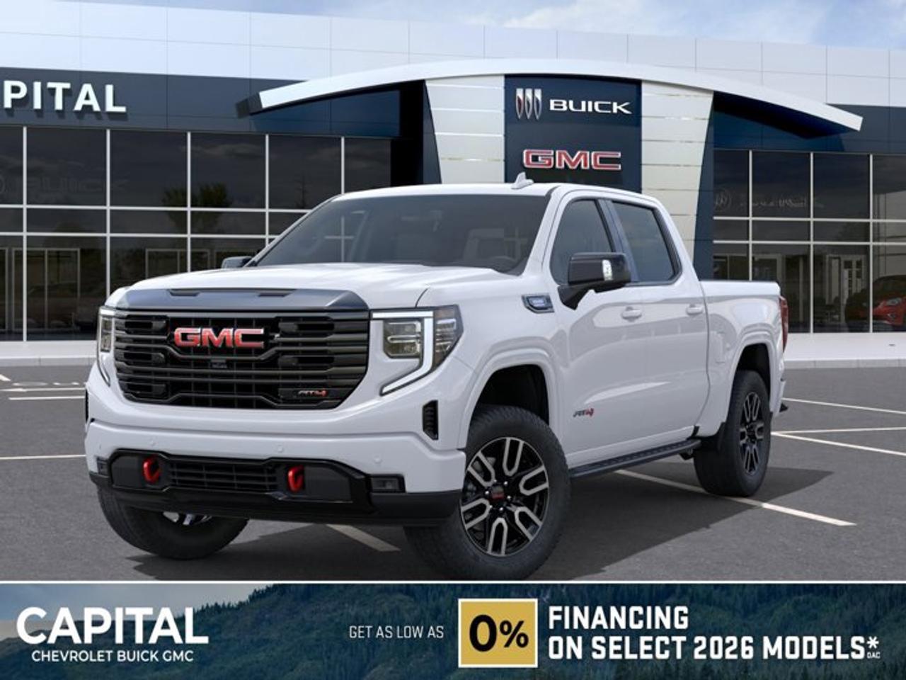 This GMC Sierra 1500 boasts a Turbocharged Diesel I6 3.0L/183 engine powering this Automatic transmission. Wireless, Apple CarPlay / Wireless Android Auto, Wireless Charging, Wipers, front rain-sensing.*This GMC Sierra 1500 Comes Equipped with These Options *Windows, power rear, express down, Windows, power front, drivers express up/down, Window, power front, passenger express up/down, Wi-Fi Hotspot capable (Terms and limitations apply. See onstar.ca or dealer for details.), Wheels, 20 x 9 (50.8 cm x 22.9 cm) machined aluminum with Carbon Grey Metallic accents, Wheelhouse liners, rear (Deleted with (PCP) AT4 CarbonPro Edition.), Wheel, 17 x 8 (43.2 cm x 20.3 cm) full-size, steel spare, USB Ports, 2, Charge/Data ports located inside centre console, USB Ports, 2 (first row) located on console, USB ports, (2) charge-only, rear.* Stop By Today *A short visit to Capital Chevrolet Buick GMC Inc. located at 13103 Lake Fraser Drive SE, Calgary, AB T2J 3H5 can get you a dependable Sierra 1500 today!