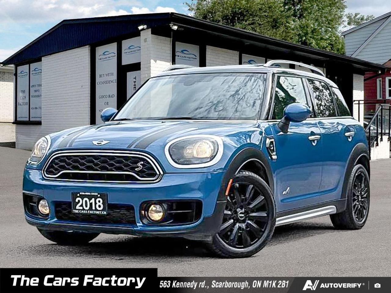 2018 Mini Countryman S ALL4 6MT Apple CarPlay / Camera Loaded!