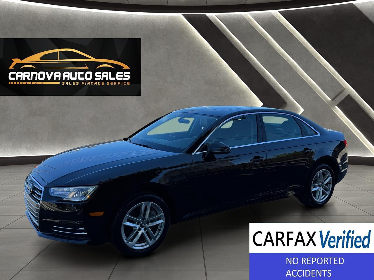 2017 Audi A4 Komfort Quattro TFSI+CLEAN CARFAX Photo0