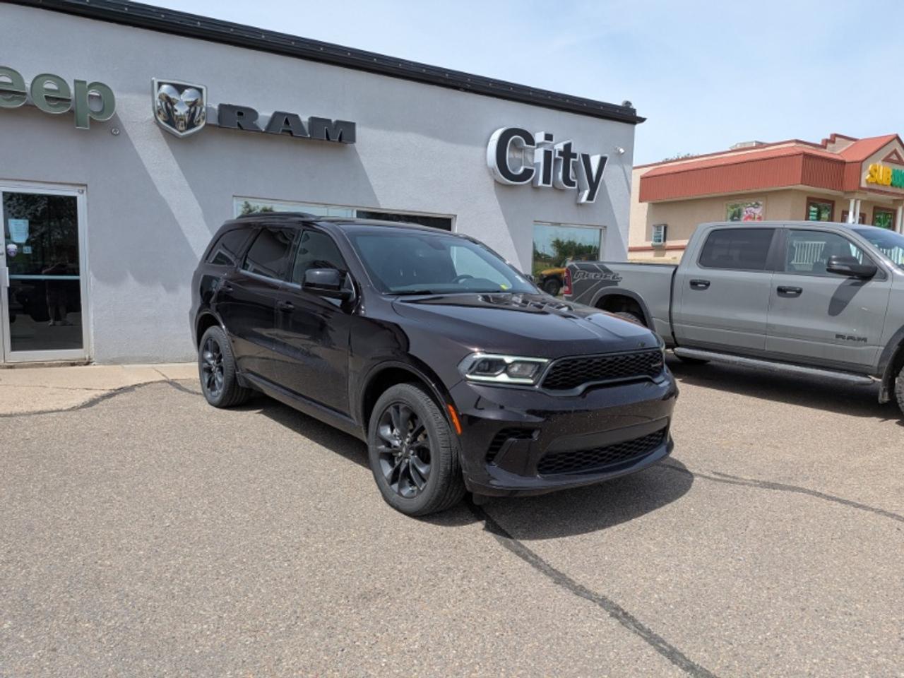<p>If youre looking for a three-row SUV that delivers both capability and refinement the 2024 Dodge Durango GT AWD is ready to impress. Powered by the legendary 3.6L Pentastar V6 producing 295 horsepower this Durango brings confident performance to every drive  whether youre hauling the family across the prairies or navigating winter roads with ease. The standard all-wheel drive system keeps you planted and in control year-round giving you the confidence to tackle whatever southern Alberta throws your way.</p><p>The GT trim elevates the Durango experience with a sport-forward appearance package upgraded interior appointments and a feature-rich cabin designed for the whole family. With seating for up to seven generous cargo space and a towing capability that handles trailers and boats without breaking a sweat the Durango GT earns its place as one of the most versatile SUVs on the market. Technology highlights include an intuitive Uconnect infotainment system Apple CarPlay and Android Auto connectivity and a full suite of safety features to give you peace of mind on every trip. This is a Durango built to work as hard as you do and look great doing it.</p><p>City Chrysler holds a high standard of service &amp excellence for our customers. We are located on the northside of highway 3 of Medicine Hat. Servicing areas from Swift Current to Lethbridge Brooks &amp Taber. Our legacy is to make sure our customers feel right at home as well as taken care of in the highest priority. We are known for being down to earth super friendly and very knowledgeable. We provide excellent customer service and if you are tired of high-pressure sales then City Chrysler is for you. Check out our Google reviews because they tell our story. Then give us a call send us an email or stop by and let us get to work for you! Bankruptcies No credit Bad credit Slow credit Dont sweat it! Get preapproved today!</p>