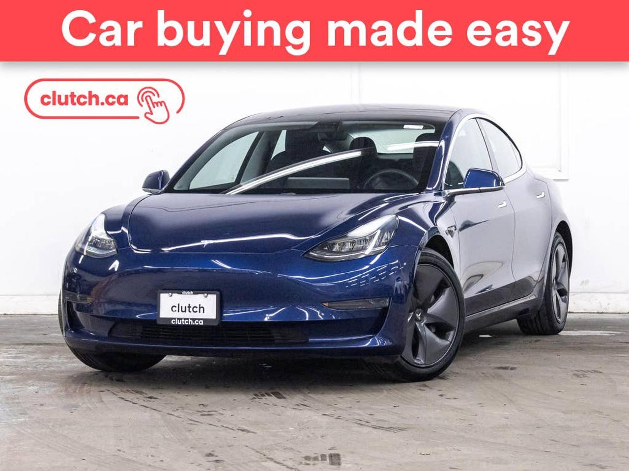 Electric Parking Brake, Brake Assist, Auto Dimming Rearview Mirror and more!<br> <br>Clutch is the largest online used car retailer in Canada, delivering a seamless, hassle-free car-buying experience to drivers everywhere. Shop thousands of used cars online, get the right one delivered to your door, and enjoy peace of mind with our 10-Day Money-Back Guarantee. How sweet is that? To learn more, visit clutch.ca.<br> <br>The top features for this car include:<br> <br>Rear Heated Seats<br>Electric Parking Brake<br>Brake Assist<br>Auto Dimming Rearview Mirror<br>Folding Rear Seats<br>Climate Control<br>Dual Zone Front Climate Control<br>Rear Climate Vents<br>Touchscreen Display<br>GPS Navigation<br>Cruise Control<br>Adaptive Cruise Control<br>12V Outlet<br>Hands Free Device Connectivity<br>USB Input<br>Front View Camera<br>Power Folding Exterior Mirrors<br>Lane Departure Warning<br>Active Lane Keep Assistance<br>Blindspot Sensors<br>Rear Collision Warning<br>Pedestrian Detection<br>One-Touch Windows<br>Rear Window Defroster<br>Panoramic Sunroof<br>Hill Assistance<br>Automatic High Beams<br>Rear View Camera<br>Parking Sensors<br>Rear Parking Sensors<br>DC Fast Charging<br>Front Trunk<br>Front Heated Seats<br>Power Lumbar Support<br>Driver Seat Memory System<br>Power Driver Seat<br>Power Passenger Seat<br> <br>Seamless home delivery - Delivery to your door in a matter of days. Available on select packages.<br> <br>Try it out for 10 days - If you do not like it, we will take it back. <br> <br>Quality assured - All cars go through our rigorous 210-point inspection and reconditioning process.<br> <br>Peace of mind - Warranty and protection plans available.<br> <br>Haggle-free - No haggling or hard sells.<br> <br>100% Transparency - Full inspection reports on every car, including high-res photography and a free Carfax report.<br> <br>Listed price is for cash purchase only and does not include taxes, Shipping Fees (if applicable), Delivery Fees (if applicable), government licensing fees.<br> <br>Previous Provincial Registrations:<br>Ontario<br> <br>Stock # 106919