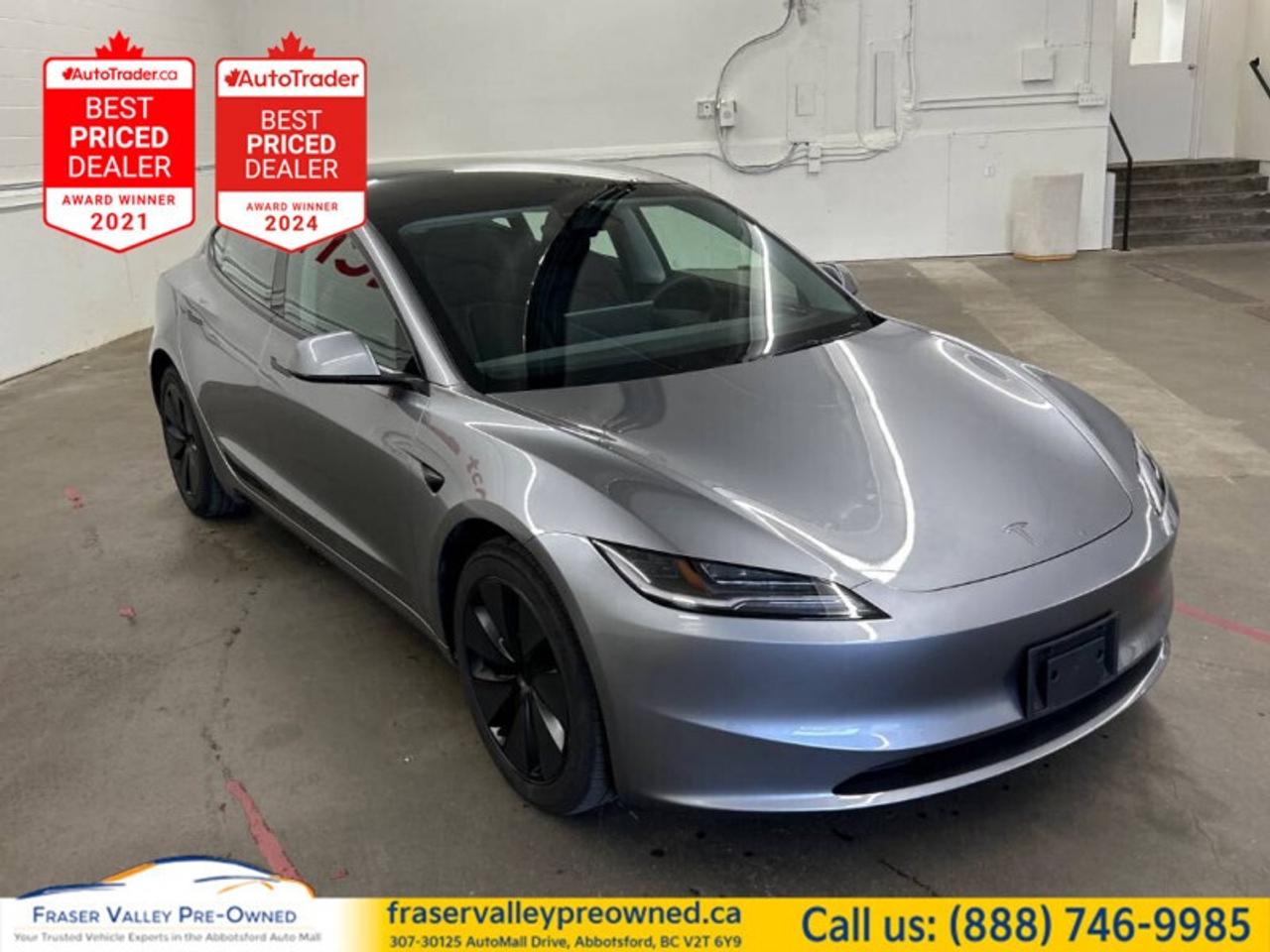 Used 2025 Tesla Model 3 PREMIUM  FSD 4. Clean. Local. for sale in Abbotsford, BC