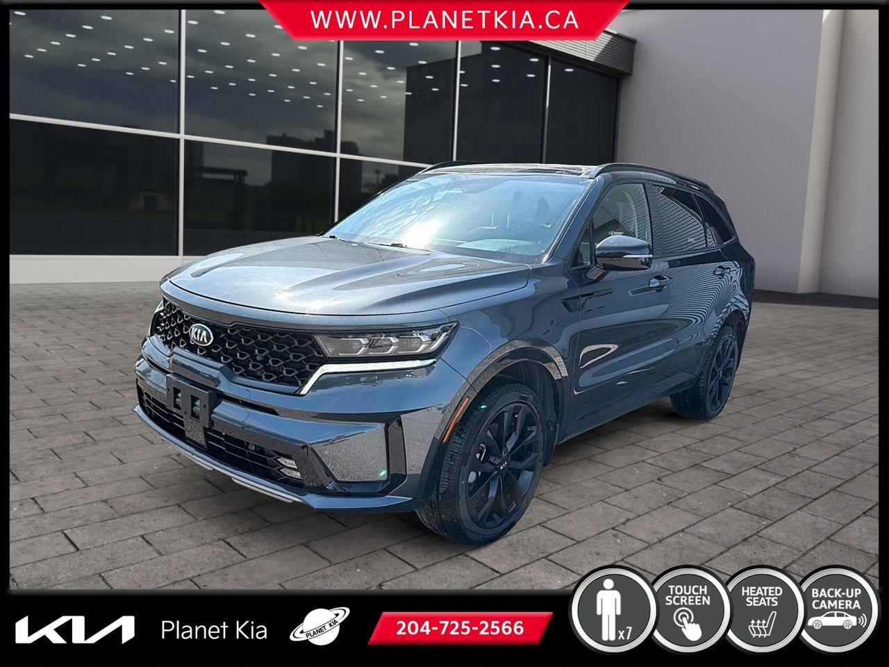 <h1 data-section-id=dvjsq6 data-start=0 data-end=52>2021 Kia Sorento EX+ for Sale in Brandon, Manitoba</h1>
<h2 data-section-id=l1c6nt data-start=54 data-end=126>Premium Comfort, Advanced Technology, and Family-Friendly Versatility</h2>
<p data-start=128 data-end=480>The <strong data-start=132 data-end=156>2021 Kia Sorento EX+</strong> is the perfect SUV for families and drivers who need exceptional versatility without sacrificing comfort or style. Combining advanced safety features, premium amenities, spacious seating, and impressive capability, the Sorento EX+ is designed to handle everything from daily commuting to weekend adventures across Manitoba.

<p data-start=482 data-end=697>Available now at <strong data-start=499 data-end=534>Planet Kia in Brandon, Manitoba</strong>, this well-equipped midsize SUV delivers the confidence, practicality, and refinement that have made the Kia Sorento one of Canadas most popular family vehicles.

<h2 data-section-id=rtjbw0 data-start=699 data-end=727>Key Features & Highlights</h2>
<h3 data-section-id=1mgbc8u data-start=729 data-end=761><span role=text><strong data-start=733 data-end=761>Turbocharged Performance</strong></span></h3>
<p data-start=762 data-end=1053>The 2021 Sorento EX+ is powered by a responsive turbocharged engine that delivers excellent performance, smooth acceleration, and impressive fuel efficiency. Whether youre navigating city streets or cruising on the highway, the Sorento provides a confident and enjoyable driving experience.

<h3 data-section-id=1vf3on9 data-start=1055 data-end=1089><span role=text><strong data-start=1059 data-end=1089>All-Wheel Drive Capability</strong></span></h3>
<p data-start=1090 data-end=1287>Be ready for Manitobas ever-changing weather conditions. The advanced all-wheel-drive system helps maximize traction and stability during snow, rain, gravel roads, and slippery driving conditions.

<h3 data-section-id=1xq3nm4 data-start=1289 data-end=1314><span role=text><strong data-start=1293 data-end=1314>Three-Row Seating</strong></span></h3>
<p data-start=1315 data-end=1487>With comfortable seating for up to seven passengers, the Sorento EX+ offers the flexibility families need for school runs, road trips, sporting events, and everyday travel.

<h3 data-section-id=1fzhke6 data-start=1489 data-end=1514><span role=text><strong data-start=1493 data-end=1514>Panoramic Sunroof</strong></span></h3>
<p data-start=1515 data-end=1648>Bring natural light into the spacious cabin with a panoramic sunroof that creates an open and inviting atmosphere for all passengers.

<h3 data-section-id=1mlmqjb data-start=1650 data-end=1683><span role=text><strong data-start=1654 data-end=1683>Leather-Appointed Seating</strong></span></h3>
<p data-start=1684 data-end=1820>Premium seating surfaces and upscale interior materials provide a refined driving experience while enhancing comfort for every occupant.

<h3 data-section-id=1kxd94q data-start=1822 data-end=1874><span role=text><strong data-start=1826 data-end=1874>Heated Front Seats and Heated Steering Wheel</strong></span></h3>
<p data-start=1875 data-end=2013>Stay warm throughout Manitoba winters with heated front seats and a heated steering wheel designed to make cold mornings more comfortable.

<h3 data-section-id=1or1e5y data-start=2015 data-end=2055><span role=text><strong data-start=2019 data-end=2055>Power Driver and Passenger Seats</strong></span></h3>
<p data-start=2056 data-end=2169>Find your ideal seating position with power-adjustable front seats that offer comfort and support on every drive.

<h3 data-section-id=1a4gk80 data-start=2171 data-end=2199><span role=text><strong data-start=2175 data-end=2199>Smart Power Liftgate</strong></span></h3>
<p data-start=2200 data-end=2318>Loading groceries, luggage, sports equipment, and cargo is simple with the convenience of a hands-free power liftgate.

<h3 data-section-id=1d5s3pk data-start=2320 data-end=2356><span role=text><strong data-start=2324 data-end=2356>Apple CarPlay & Android Auto</strong></span></h3>
<p data-start=2357 data-end=2480>Stay connected to navigation, music, messaging, and your favourite smartphone apps through seamless smartphone integration.

<h3 data-section-id=1my55fd data-start=2482 data-end=2527><span role=text><strong data-start=2486 data-end=2527>Large Touchscreen Infotainment System</strong></span></h3>
<p data-start=2528 data-end=2653>The intuitive infotainment system keeps important information and entertainment controls easily accessible while on the road.

<h2 data-section-id=1y0avhd data-start=2655 data-end=2684>Advanced Safety Technology</h2>
<p data-start=2686 data-end=2835>The 2021 Kia Sorento EX+ comes equipped with advanced driver-assistance technologies designed to help provide confidence behind the wheel, including:

<ul data-start=2837 data-end=3146>
<li data-section-id=kj07jy data-start=2837 data-end=2873>Forward Collision Avoidance Assist</li>
<li data-section-id=14j6mo data-start=2874 data-end=2913>Blind Spot Collision Avoidance Assist</li>
<li data-section-id=164j1j1 data-start=2914 data-end=2954>Rear Cross Traffic Collision Avoidance</li>
<li data-section-id=mdo02i data-start=2955 data-end=2976>Lane Keeping Assist</li>
<li data-section-id=lgs4og data-start=2977 data-end=3000>Lane Following Assist</li>
<li data-section-id=29zy8m data-start=3001 data-end=3019>Safe Exit Assist</li>
<li data-section-id=9jn37b data-start=3020 data-end=3051>Adaptive Smart Cruise Control</li>
<li data-section-id=1udyywa data-start=3052 data-end=3078>Driver Attention Warning</li>
<li data-section-id=avct03 data-start=3079 data-end=3100>Rear Occupant Alert</li>
<li data-section-id=agtizq data-start=3101 data-end=3127>Parking Distance Sensors</li>
<li data-section-id=1m12b20 data-start=3128 data-end=3146>Rear View Camera</li>
</ul>
<h2 data-section-id=1pzgphy data-start=3148 data-end=3193>Spacious Interior and Flexible Cargo Space</h2>
<p data-start=3195 data-end=3438>Designed with active families in mind, the Sorento EX+ provides impressive passenger room and flexible cargo configurations. Fold the rear seats when additional storage space is needed, or utilize all three rows for maximum passenger capacity.

<p data-start=3440 data-end=3599>Whether youre carrying hockey equipment, groceries, luggage, camping gear, or supplies for a weekend getaway, the Sorento is built to adapt to your lifestyle.

<h2 data-section-id=ymry1n data-start=3601 data-end=3631>Built for Manitoba Families</h2>
<p data-start=3633 data-end=3928>The 2021 Kia Sorento EX+ offers everything Manitoba drivers need: all-weather confidence, premium comfort, advanced technology, and exceptional versatility. From commuting through Brandon to exploring the provinces highways and backroads, this SUV is ready for every season and every adventure.

<p data-start=3930 data-end=4067>Its combination of practicality, luxury, and safety makes it an excellent choice for families seeking a dependable and well-equipped SUV.

<h2 data-section-id=1morh14 data-start=4069 data-end=4107>Why Buy From Planet Kia in Brandon?</h2>
<p data-start=4109 data-end=4380>At <strong data-start=4112 data-end=4147>Planet Kia in Brandon, Manitoba</strong>, were committed to providing outstanding customer service and helping drivers find the right vehicle for their needs. Our knowledgeable team offers competitive financing options and a transparent, hassle-free purchasing experience.

<p data-start=4382 data-end=4526>We proudly serve customers throughout Brandon, Virden, Souris, Neepawa, Minnedosa, Carberry, Dauphin, and communities across the Westman region.

<h2 data-section-id=lt5a57 data-start=4528 data-end=4567>Dont Miss This 2021 Kia Sorento EX+</h2>
<p data-start=4569 data-end=4776>If youre searching for a <strong data-start=4595 data-end=4649>2021 Kia Sorento EX+ for sale in Brandon, Manitoba</strong>, this premium midsize SUV offers outstanding comfort, advanced safety features, versatile seating, and all-weather capability.

<p data-start=4778 data-end=4891>Visit Planet Kia today and discover why the Kia Sorento continues to be one of Canadas most trusted family SUVs.

<h2 data-section-id=1qsa7y6 data-start=4893 data-end=4914>Vehicle Highlights</h2>
<ul data-start=4916 data-end=5216>
<li data-section-id=1s62ywr data-start=4916 data-end=4937><strong data-start=4918 data-end=4937>All-Wheel Drive</strong></li>
<li data-section-id=1mz4n7q data-start=4938 data-end=4963><strong data-start=4940 data-end=4963>Turbocharged Engine</strong></li>
<li data-section-id=ecmfdu data-start=4964 data-end=4987><strong data-start=4966 data-end=4987>Three-Row Seating</strong></li>
<li data-section-id=1luqxxs data-start=4988 data-end=5011><strong data-start=4990 data-end=5011>Panoramic Sunroof</strong></li>
<li data-section-id=wo2ad5 data-start=5012 data-end=5043><strong data-start=5014 data-end=5043>Leather-Appointed Seating</strong></li>
<li data-section-id=1vu5y8w data-start=5044 data-end=5068><strong data-start=5046 data-end=5068>Heated Front Seats</strong></li>
<li data-section-id=99a08n data-start=5069 data-end=5096><strong data-start=5071 data-end=5096>Heated Steering Wheel</strong></li>
<li data-section-id=1ix1h5a data-start=5097 data-end=5123><strong data-start=5099 data-end=5123>Smart Power Liftgate</strong></li>
<li data-section-id=1tlixra data-start=5124 data-end=5158><strong data-start=5126 data-end=5158>Apple CarPlay & And