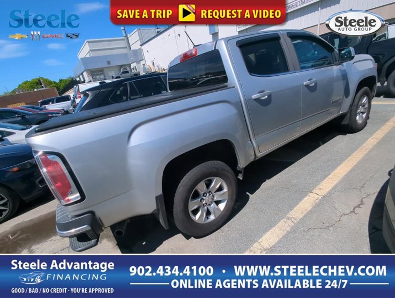 Built to handle daily work and weekend duty with equal confidence, this 2016 GMC Canyon 2wd SLE is a smart midsize pickup for drivers who want truck utility without excess bulk. Offered by Steele Chevrolet Buick GMC in Dartmouth, this rear-wheel-drive model pairs a 2.5-litre Gas I4 engine with an automatic transmission for straightforward performance and easy operation.With 206,061 km on the odometer, this used 2016 GMC Canyon 2wd SLE shows the lasting appeal of a well-designed truck. Its four-door layout adds practical access for passengers and gear, while the DOHC engine design supports smooth power delivery. For drivers shopping for a dependable pickup with a balanced size, this Canyon remains a compelling choice.FEATURES OF THE Canyon 2wd SleFour-door cab adds everyday practicalityAutomatic transmission for easy driving2.5-litre DOHC four-cylinder engineRear-wheel drive truck configurationTRUCK FEATURESPickup bed supports daily hauling needsFour-door layout improves cabin accessMidsize design suits city and workRear-wheel drive delivers classic truck feelADVANCED SAFETY FEATURESFour-wheel disc brakes support controlled stoppingStabiliTrak helps maintain directional controlTire pressure monitoring aids awarenessAirbag system supports occupant securityPERFORMANCE AND EFFICIENCY2.5-litre engine balances power and economyDOHC design supports smooth engine responseAutomatic transmission delivers simple operationRear-wheel drive offers predictable handlingCOMFORT AND CONVENIENCEFour doors ease passenger entryPractical cabin suits daily commutingMid-size proportions simplify parking tasksUseful layout supports workday versatilityTECHNOLOGY AND CONNECTIVITYClear instrument layout supports quick checksDriver-focused controls stay easy to reachAutomatic transmission reduces driving effortFunctional design keeps operation straightforwardCARGO SPACEOpen bed handles bulky items wellPickup box suits tools and suppliesCabin storage helps organize essentialsRear area adds flexible carrying roomAWARDS & RECOGNITIONS2016 Best Buy midsize pickup, The Car Guide2016 Best New Pickup, Automobile Journalists Association of Canada2016 Top Safety Pick, Insurance Institute for Highway SafetyWHAT OTHER OWNERS LIKEManageable size for daily drivingUseful truck bed for home projectsComfortable ride for a pickupEfficient four-cylinder operating costsThis 2016 GMC Canyon 2wd SLE is a practical choice for drivers who need a real truck without moving into a full-size footprint. Its midsize dimensions make it easier to park, easier to manoeuvre, and easier to live with in town, yet it still delivers the open-bed flexibility people expect from a pickup.The 2.5-litre DOHC four-cylinder engine is well suited to drivers who value sensible operating costs and dependable day-to-day performance. Paired with an automatic transmission, this 2016 GMC Canyon 2wd SLE offers smooth acceleration and simple drivability whether you are commuting through Dartmouth, heading to a job site, or picking up materials for a project.Inside, the four-door configuration adds welcome convenience. Passengers can get in and out with ease, and the cabin layout supports everyday practicality. This is the kind of truck that fits many roles, from light-duty work to regular errands, while still offering the upright driving position and utility that pickup buyers appreciate.For drivers who want a used truck with honest capability, proven design, and a size that works well in both urban and suburban settings, this 2016 GMC Canyon 2wd SLE stands out. It delivers the essentials that matter most: a useful bed, a practical cab, automatic convenience, and the trusted feel of a GMC pickup sold by Steele Chevrolet Buick GMC in Dartmouth.This 2016 GMC Canyon 2wd Sles VIN is: 1GTG5CEA2G1232283 .