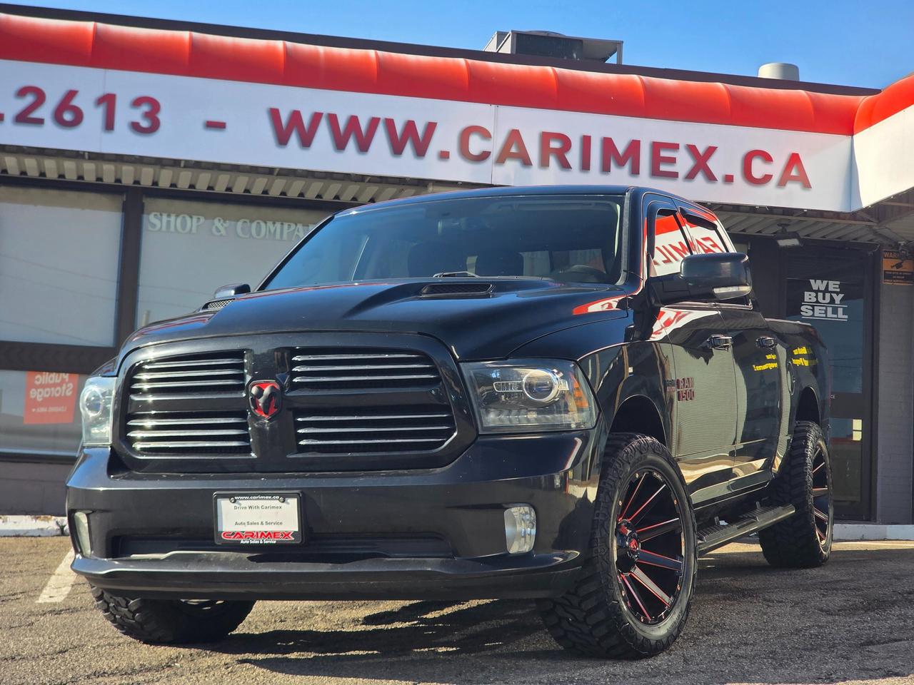 Great Condition, Accident Free Ram 1500 Sport With Excellent Service History! Equipped with 33s 20 Fuel Rims, Sunroof, Leather Trimmed Seats, Alpine Premium Sound, Navigation, Large Display, Heated Seats, Trailer Tow Package, Power Seats, Dual Climate Control, Smart Key with Push Button Start, Bluetooth, Cruise Control, Power Group