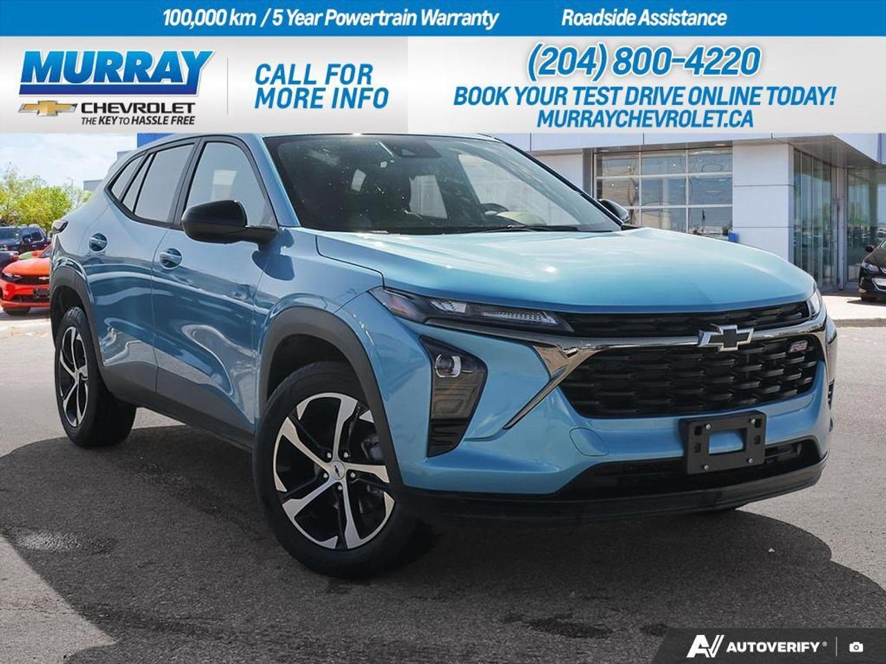 * Turbocharged Power * * Front Collision Mitigation * * Cross-Traffic Alert *  Discover the all-new 2026 Chevrolet Trax 1RS, where advanced technology meets sleek design in the heart of Winnipeg. This sport utility vehicle is powered by a robust ECOTEC 1.2L turbocharged engine, delivering an impressive 137 hp and 162 lb-ft of torque, ensuring a thrilling yet efficient drive. Paired with a seamless 6-speed automatic transmission, the Trax provides a smooth and responsive ride, perfect for both city commutes and weekend getaways.  Safety is paramount in the Trax 1RS, featuring cutting-edge systems like Front Collision Mitigation and Cross-Traffic Alert to keep you and your family secure on every journey. With Lane Departure Warning and Blind Spot Monitor, navigating the busy streets or open highways becomes a breeze, offering peace of mind at every turn.  Stay connected and entertained with smart device integration, Bluetooth connectivity, and a WiFi Hotspot that transforms your vehicle into a mobile command center. The Traxs modern interior boasts heated front seats, a heated steering wheel, and remote engine start, ensuring comfort and convenience in any weather. This new Chevrolet Trax is a testament to driving innovation and style, waiting for you in Winnipeg.  Dealer Permit #1740