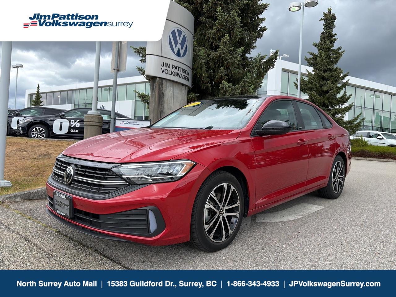 2023 Volkswagen Jetta Comfortline Sport Package  Where Style Meets Everyday Excitement 

Imagine driving a car that turns every commute into something you actually look forward to. This 2023 Volkswagen Jetta Comfortline with the Sport Package delivers the perfect balance of sleek European styling, modern technology, fuel efficiency, and sporty performance.

From the moment you slide behind the wheel, youll appreciate the confidence-inspiring handling, premium interior comfort, and bold sport-inspired design that sets this Jetta apart from the crowd. Whether youre heading to work, taking a weekend road trip, or simply enjoying a night out, this car makes every journey feel special.

The Sport Package adds an extra level of sophistication and athletic appeal, giving you the look and feel of a luxury sport sedan without the luxury price tag. Meticulously maintained and ready for its next owner, this Jetta offers reliability, comfort, and style all in one package.

Why settle for ordinary when you can drive something that makes you smile every time you see it parked in your driveway?

Low mileage. Stunning design. Exceptional fuel economy. Modern features. Sporty attitude.

Dont miss your chance to own one of Volkswagens most sought-after sedans. Vehicles this clean and well-equipped dont stay available for long.

Contact me today to schedule a test drive and experience for yourself why this 2023 Jetta Comfortline Sport Package could be the perfect car youve been searching for.

Price includes dealer administration fee ($695) and VSA transaction levy ($10). Finance placement fee ($495) if applicable, GST and PST are additional. D#31297 Contact us today. TEXT our sales team directly at (604) 265-9157