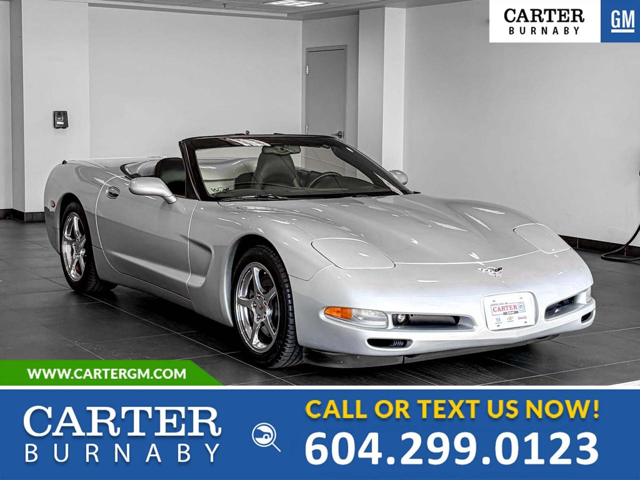 Used 2003 Chevrolet Corvette RWD | 5.7l eng/Convertible/Pwr seats/Lthr steering for sale in Burnaby, BC