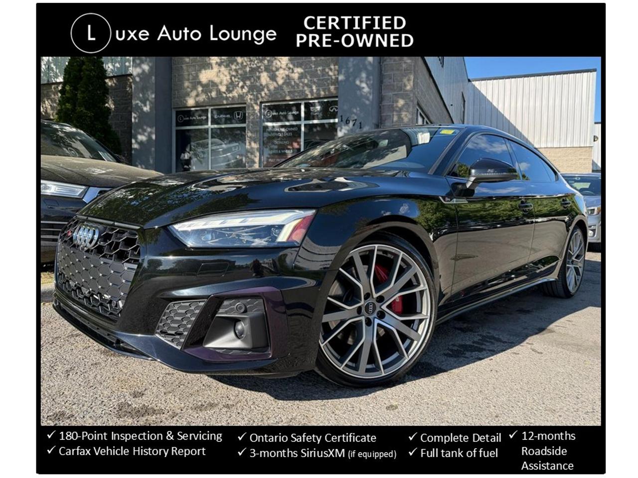 2020 Audi S5 Technik B&O Stereo-carbon fiber trim-red calipers! Photo
