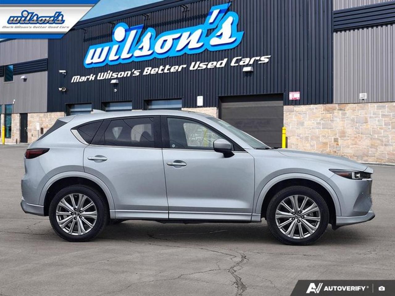 2023 Mazda CX-5 Signature AWD | Leather | Sunroof | Navi | Heated Seats + Steering | Power Liftgate | HUD and More ! Photo