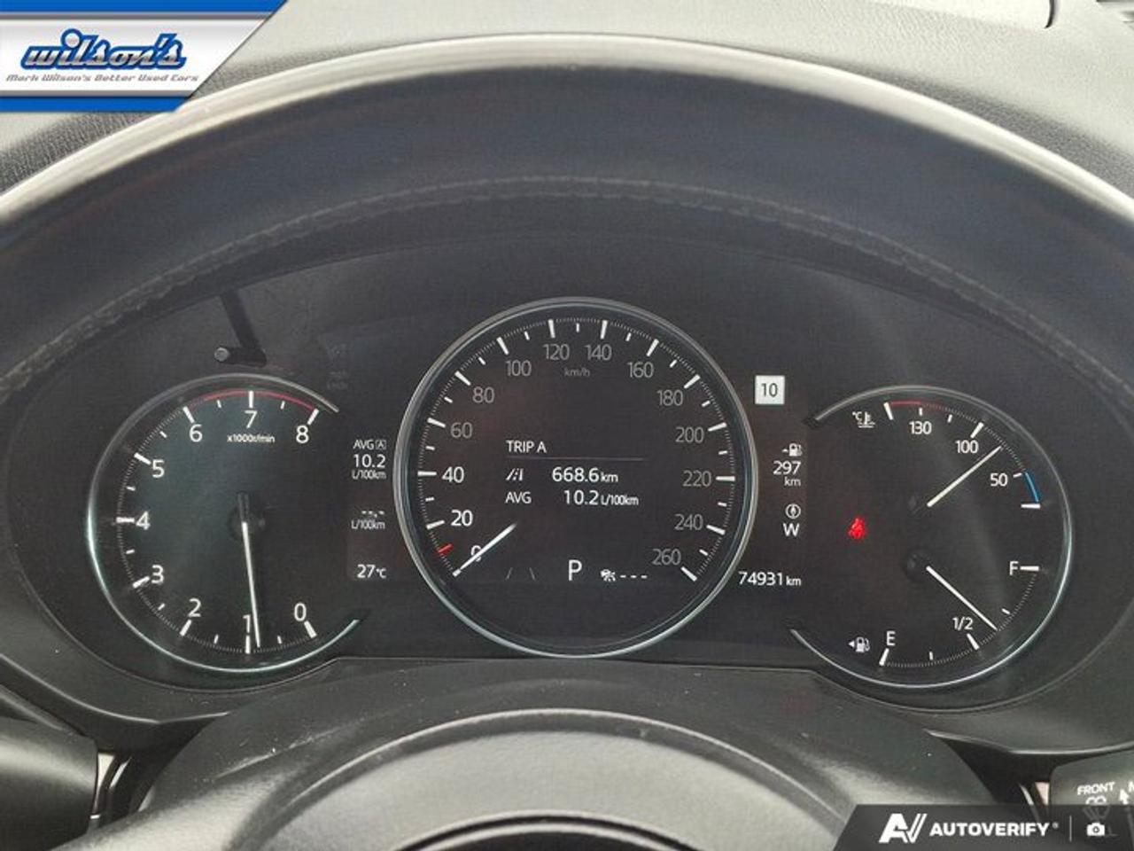 2023 Mazda CX-5 Signature AWD | Leather | Sunroof | Navi | Heated Seats + Steering | Power Liftgate | HUD and More ! Photo