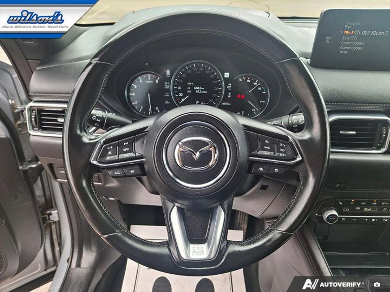 2023 Mazda CX-5 Signature AWD | Leather | Sunroof | Navi | Heated Seats + Steering | Power Liftgate | HUD and More ! Photo