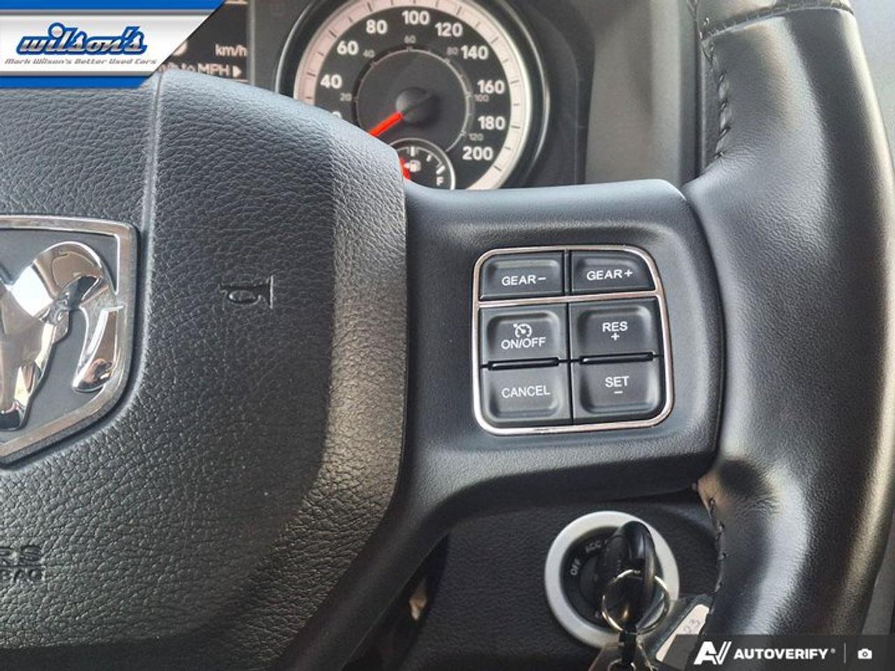2023 RAM 1500 Classic Express | Hemi | Night Edition | Heated Wheel + Seats | Bucket Seats | Carplay + Android Auto | Photo